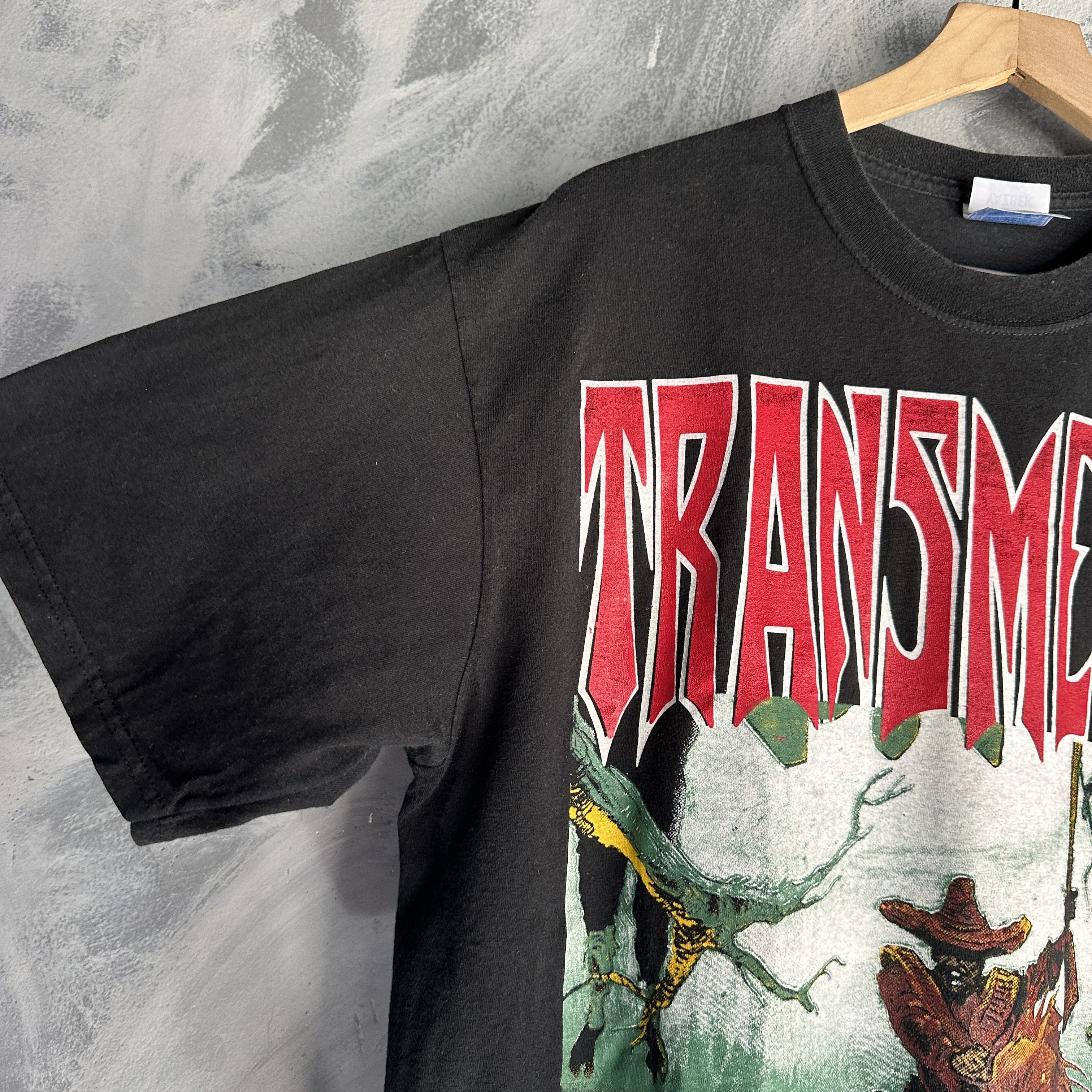 Other Vtg Transmetal T Shirt Thrash Death Metal Mexico Barbaro Size US XL / EU 56 / 4 - 3 Thumbnail