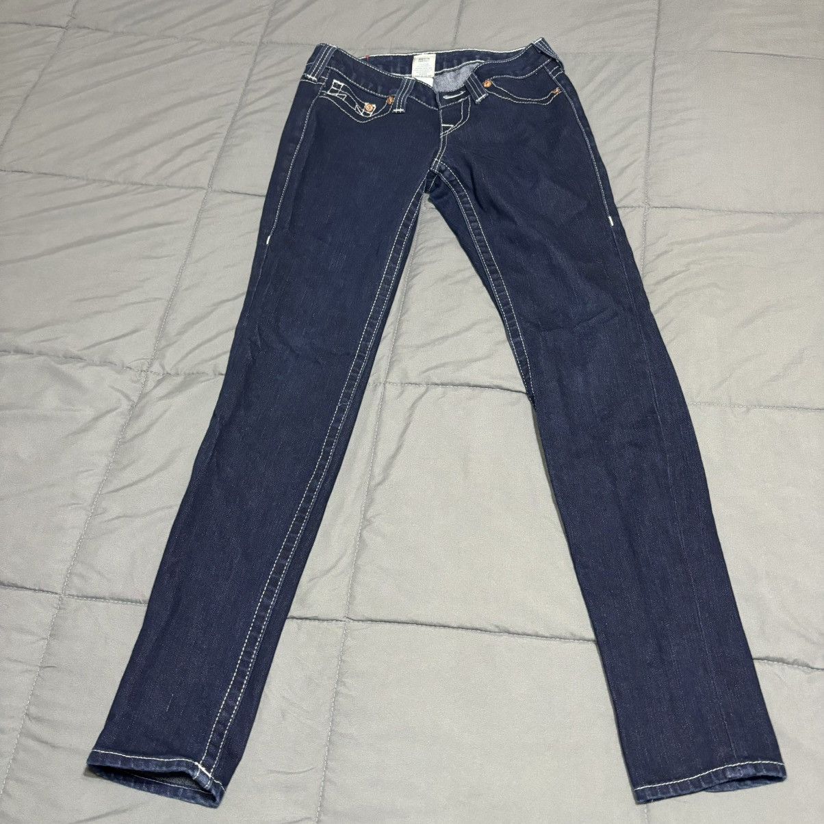 True Religion True Religion Size 27 Geno Relaxed Slim Jeans Blue denim Size 27" / US 4 / IT 40 - 6 Thumbnail