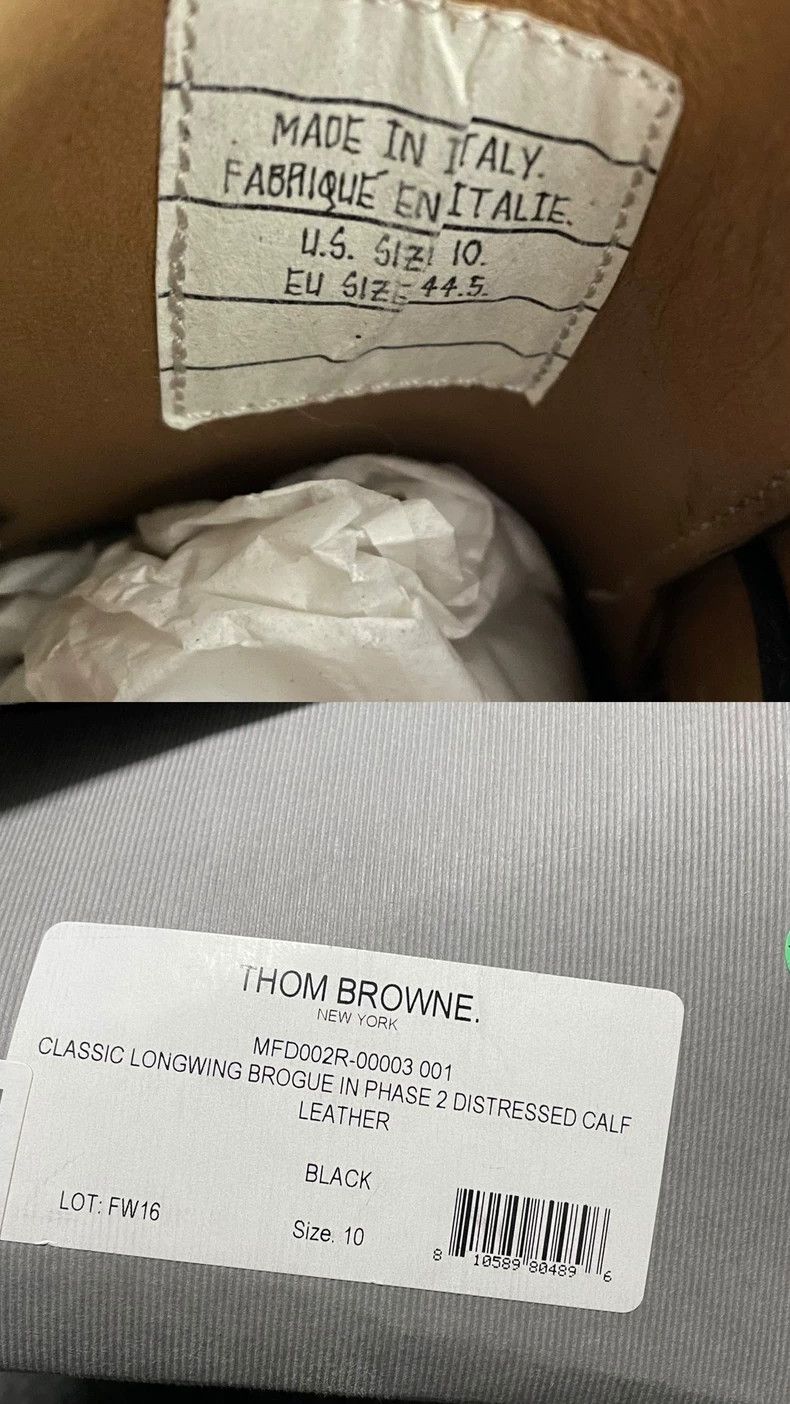Thom Browne Thom Browne Make old carved men's leather shoes Size US 10 / EU 43 - 2 Thumbnail