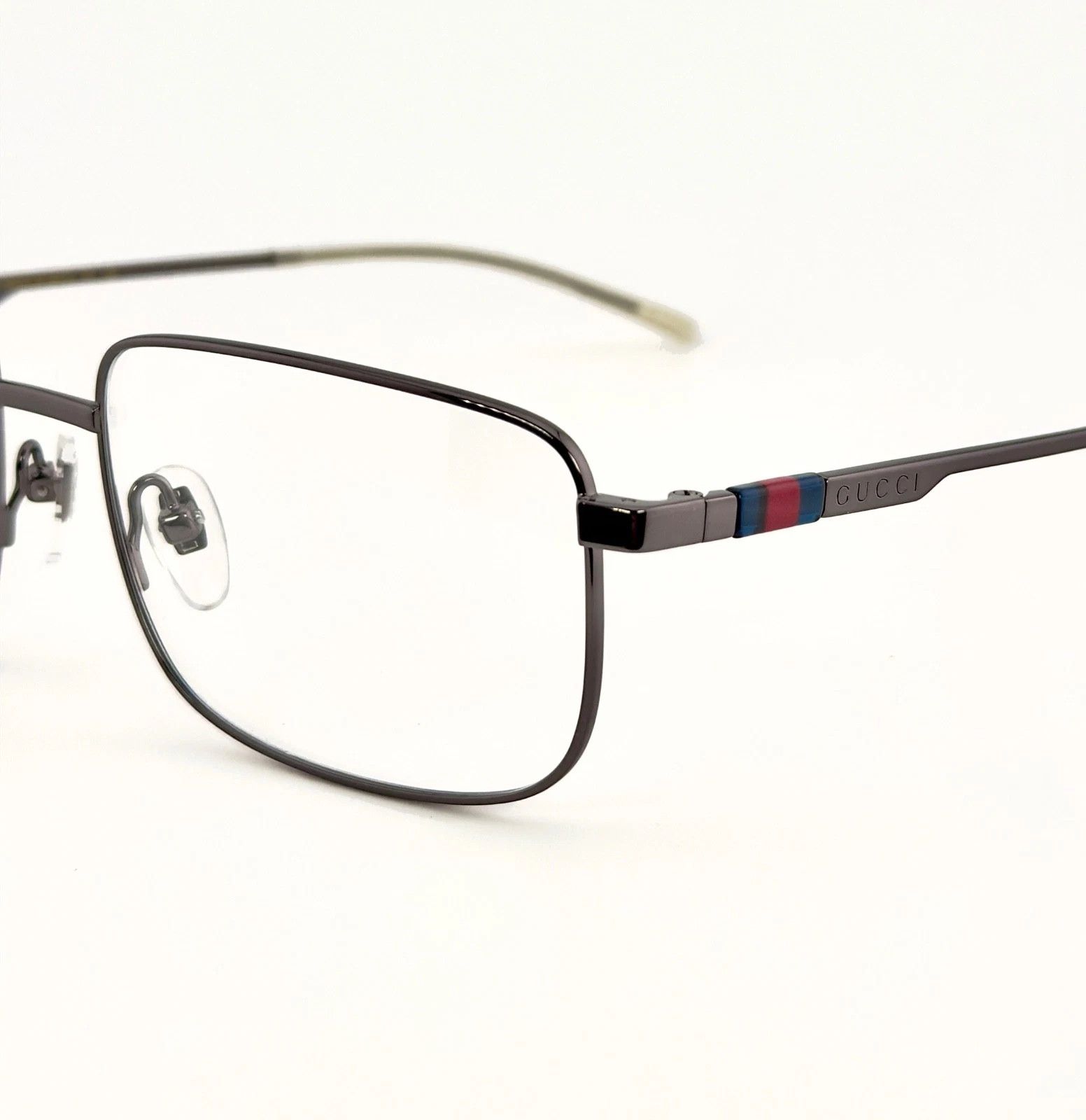 Gucci GUCCI GG1678O 1678 Blue Logo Metal Optical Eyeglasses 006 Size ONE SIZE - 9 Thumbnail