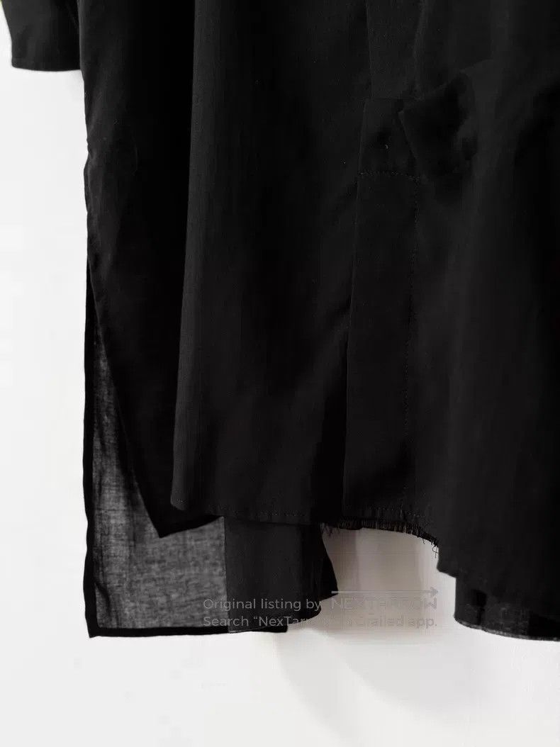 Yohji Yamamoto Yohji Yamamoto Pleated patch shirt| Size US M / EU 48-50 / 2 - 6 Thumbnail