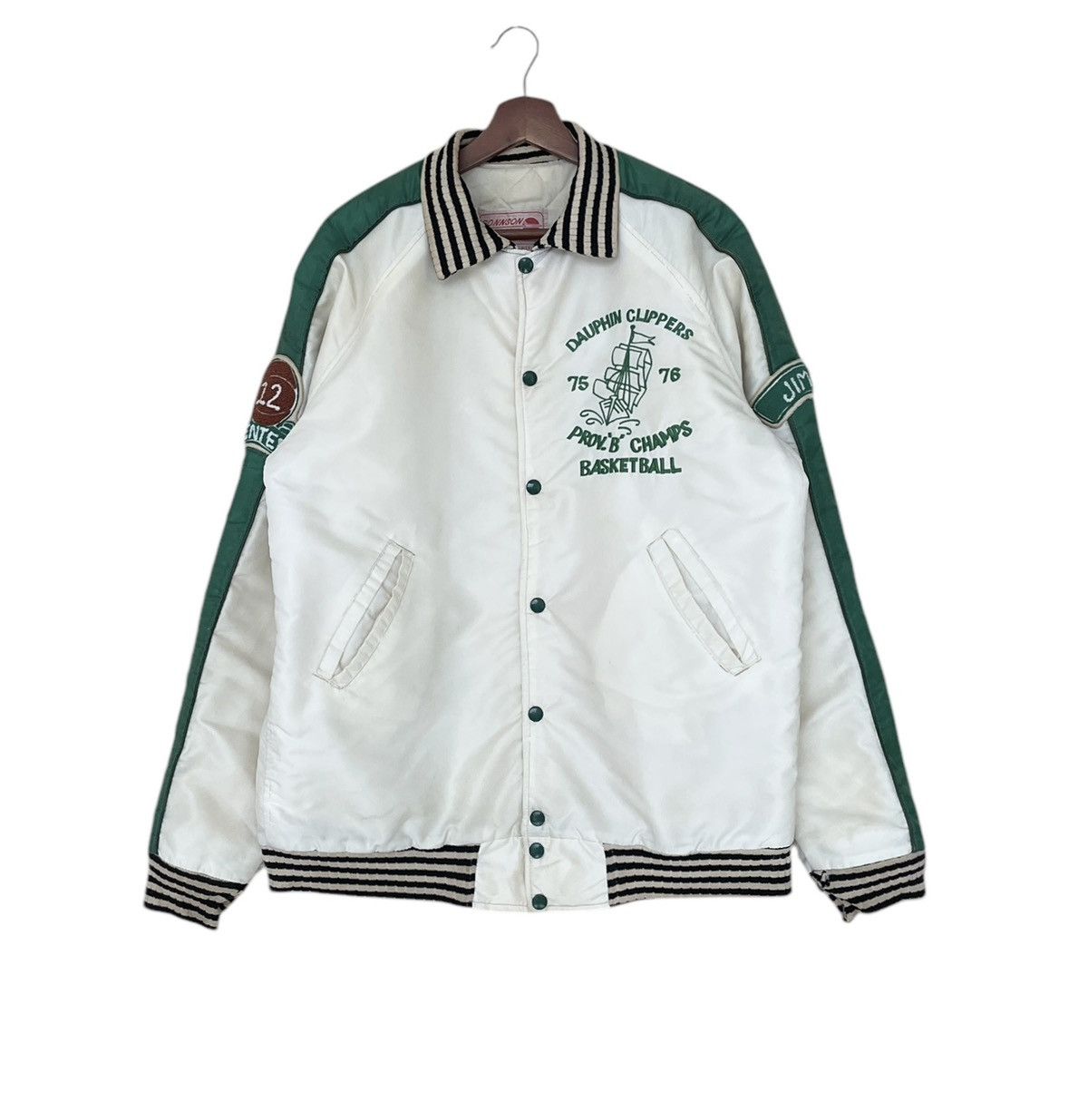 Vintage Vintage Brand Bonnson Baseball Team Varsity Jacket 1990s Size US M / EU 48-50 / 2 - 1 Thumbnail