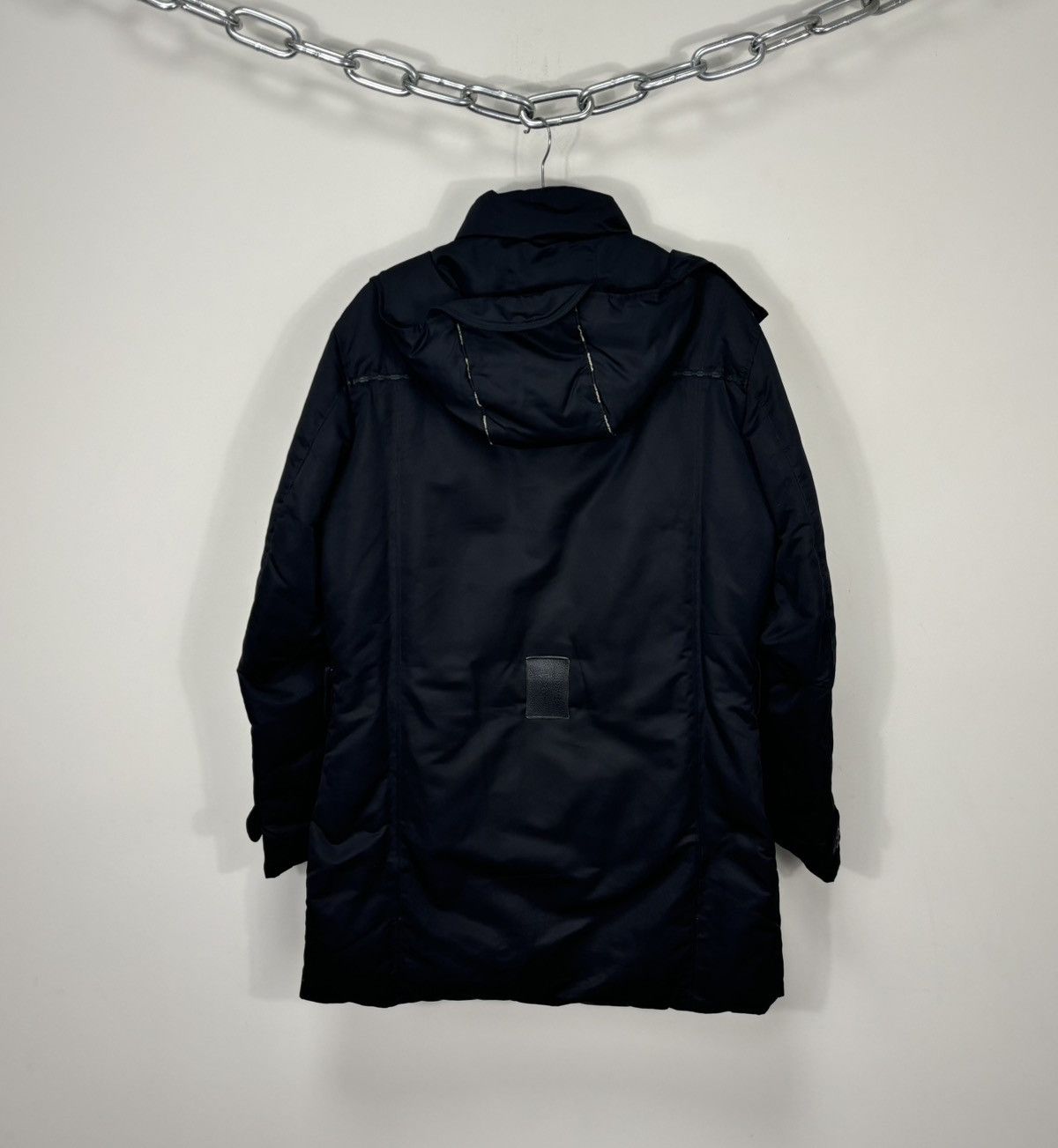 Trussardi Trussardi Jeans Men’s Black Hooded Down Puffer Jacket Coat Size US M / EU 48-50 / 2 - 3 Thumbnail