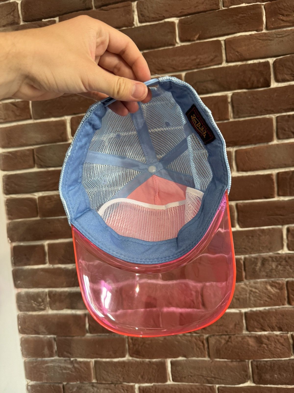 Von Dutch Rare Von Dutch Transparenr Trucker Hat Y2K Drip Streetwear Size ONE SIZE - 5 Thumbnail
