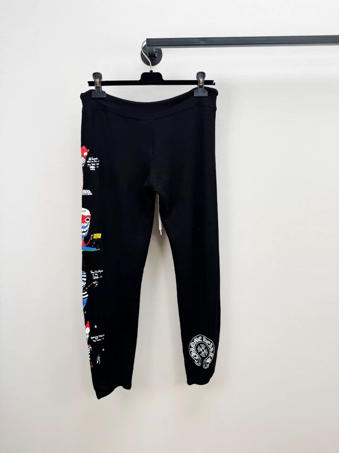 Chrome Hearts Chrome Hearts Black Track Pants S Worn 2-3 Times Size US 29 - 4 Thumbnail