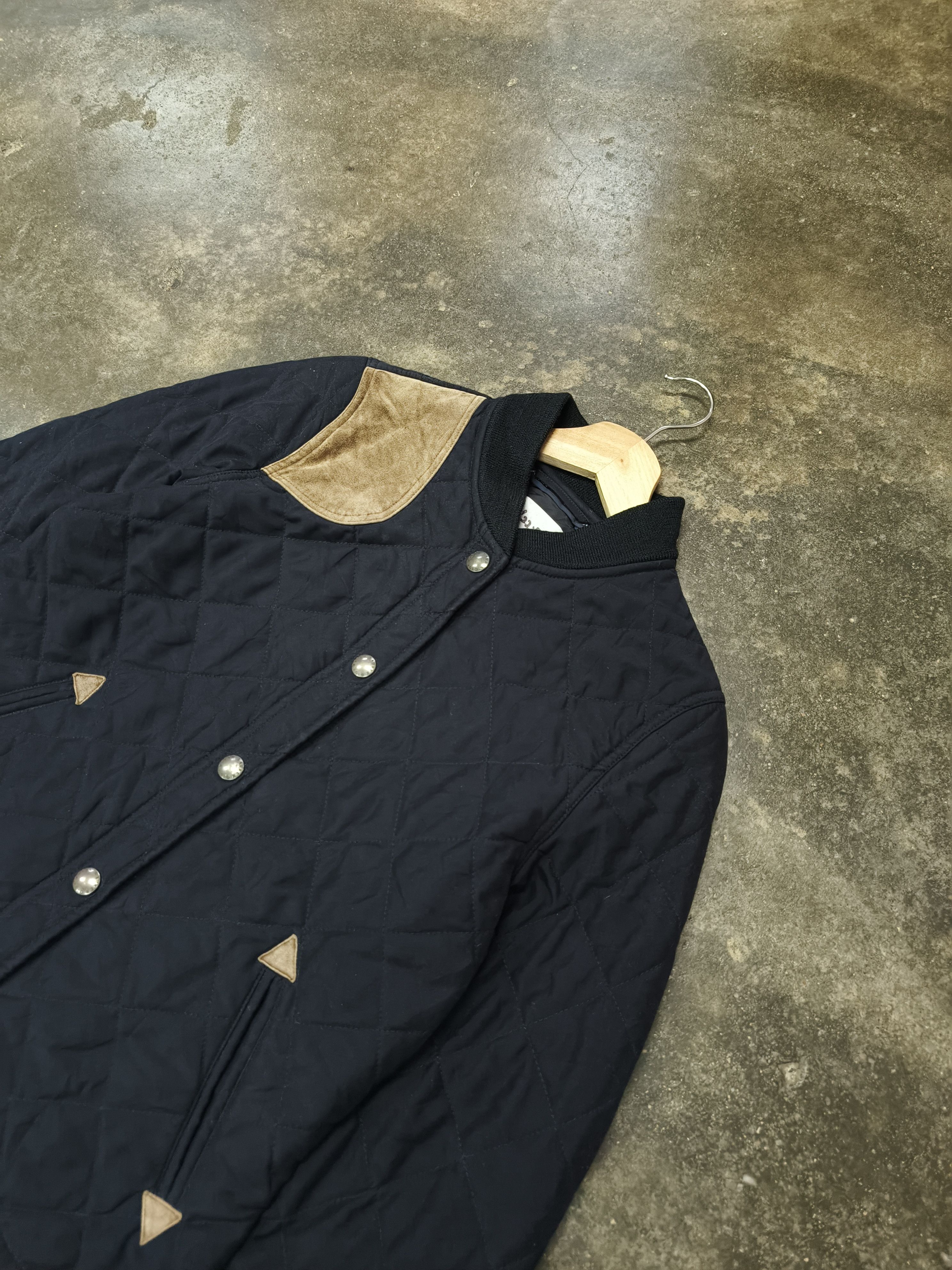 Polo Ralph Lauren Polo Ralph Lauren Vintage 90's Suede Quilted Jacket Bomber Size S / US 4 / IT 40 - 2 Thumbnail