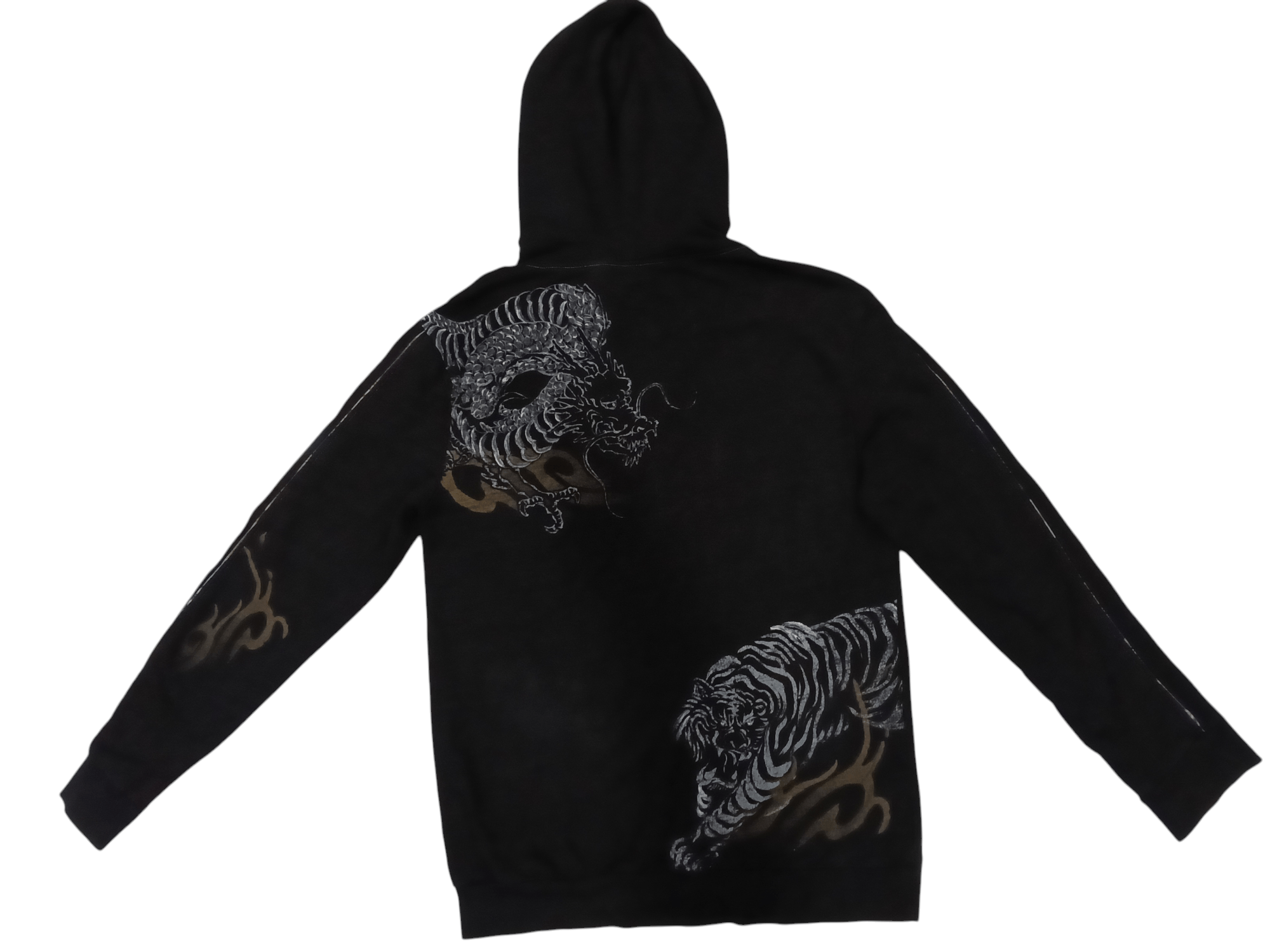 Japanese Brand Sukajan Motif Hoodie Jacket (S 346) Size US M / EU 48-50 / 2 - 1 Thumbnail