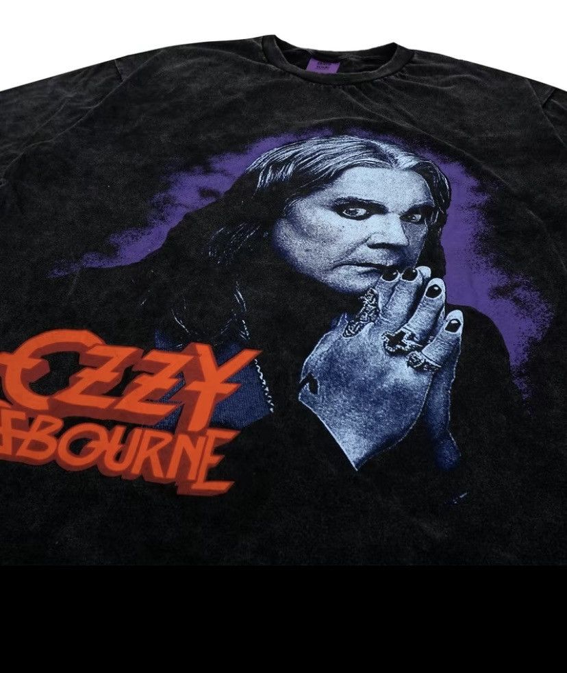 Band Tees × Vintage 🔥RARE🔥 Ozzy osbourne Black Sabbath band boot tee Size US L / EU 52-54 / 3 - 3 Thumbnail