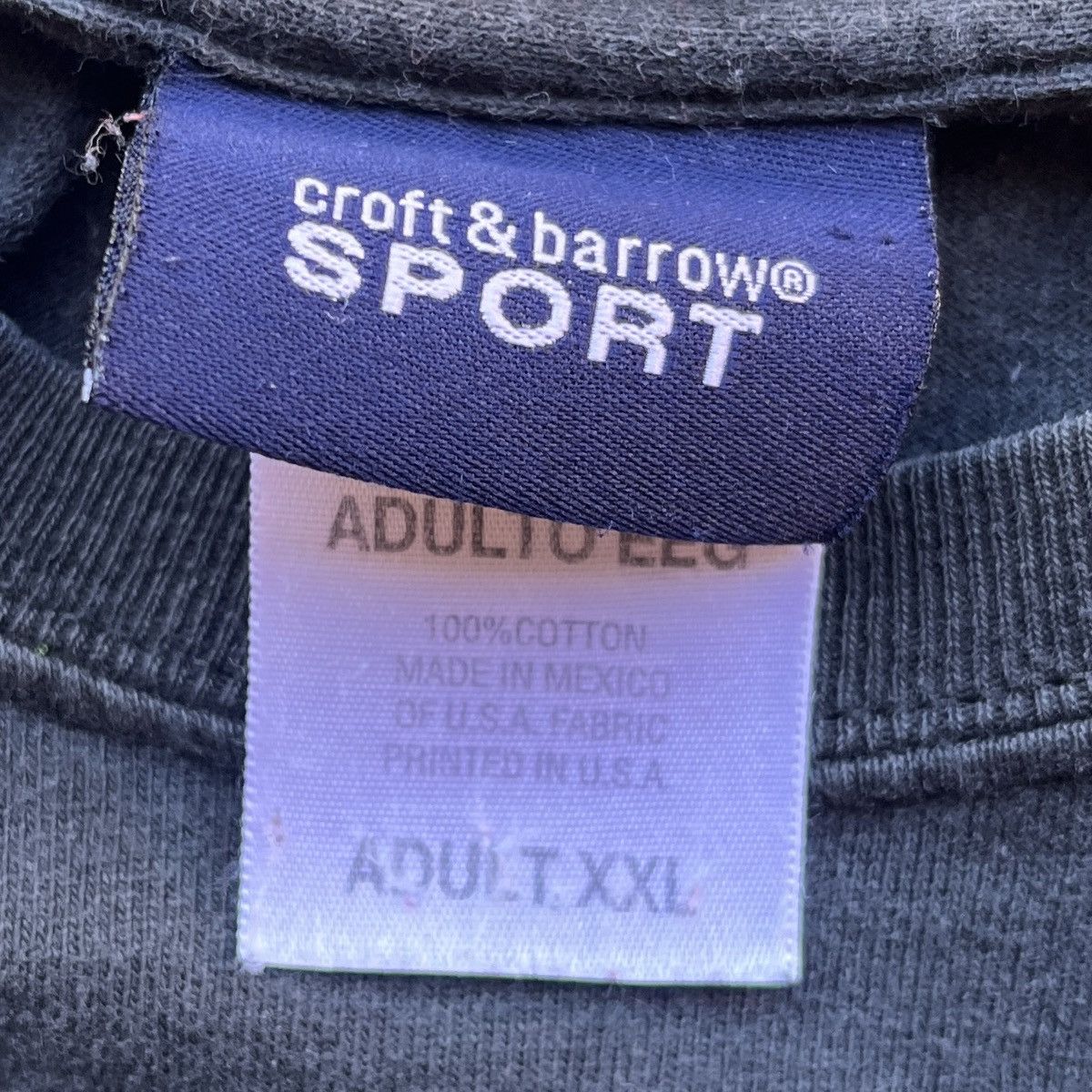 Croft & Barrow × Vintage 2004 Blackjack’s Customs Bikers Black Faded Graphic T Shirt Size US XXL / EU 58 / 5 - 4 Thumbnail
