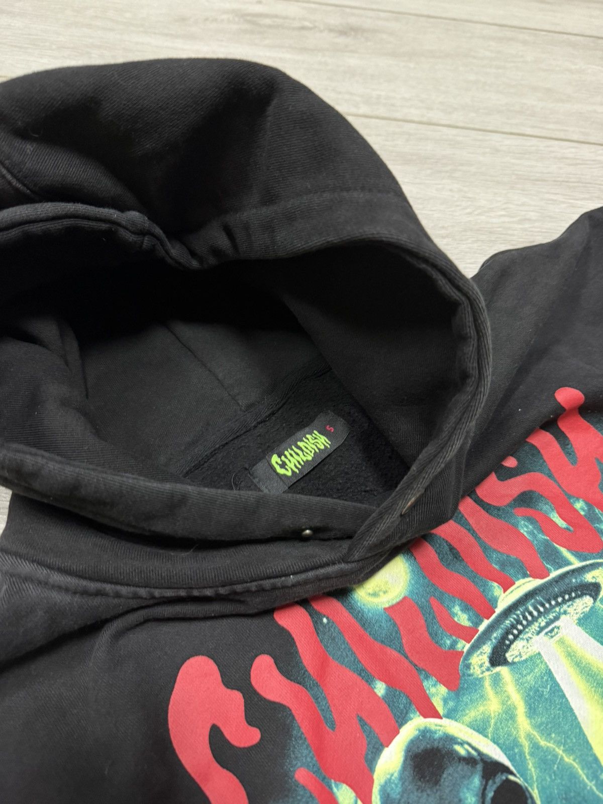 Vintage Childish alien vintage oversize hoodie could it be too late? Size US S / EU 44-46 / 1 - 6 Thumbnail