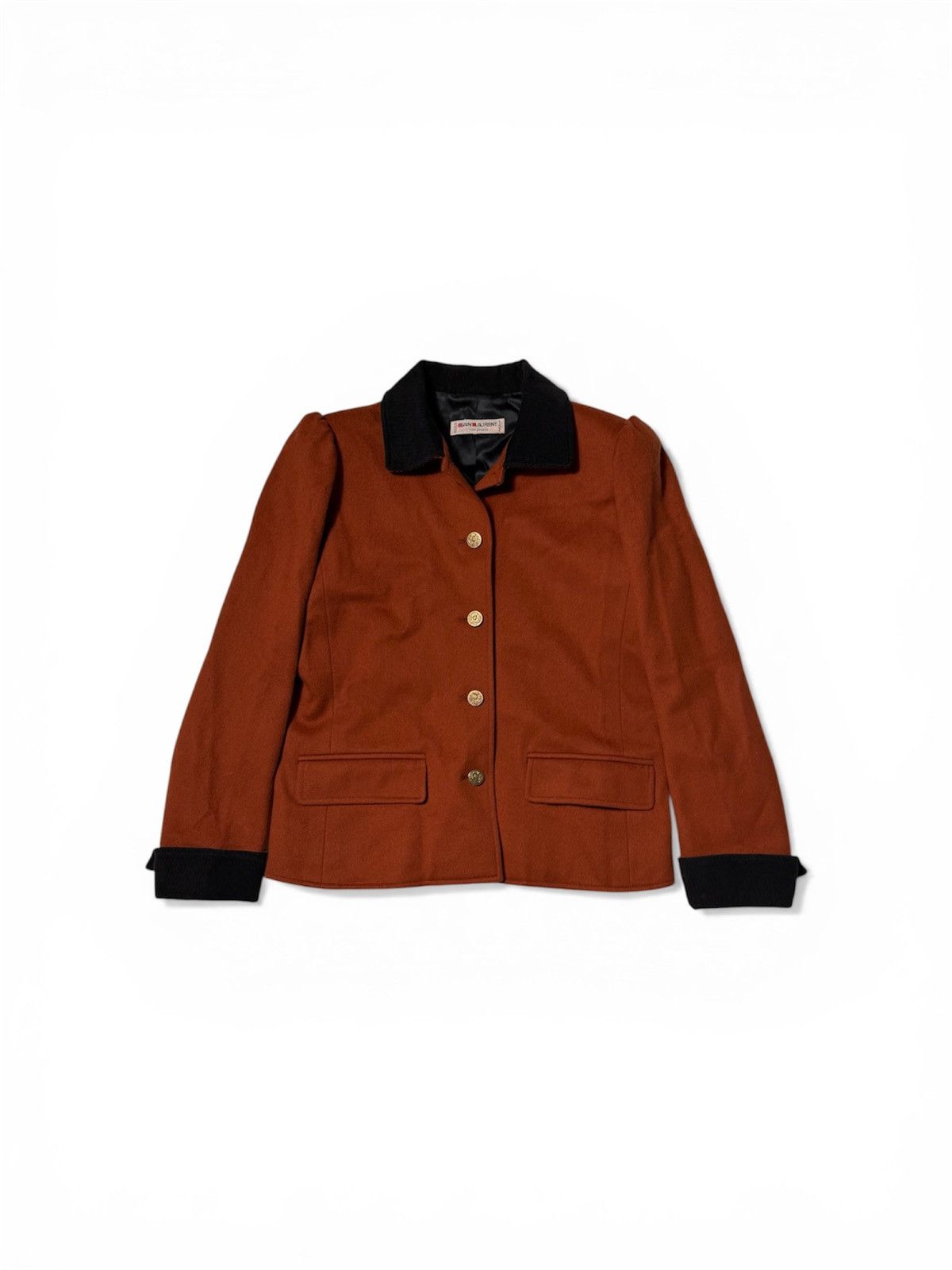 Saint Laurent Paris Vintage Saint Laurent Rive Gauche Wool Blazer Size M / US 6-8 / IT 42-44 - 1 Thumbnail
