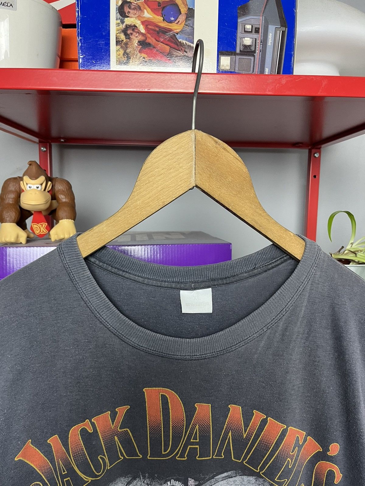 Vintage Vintage 80s Jack Daniel’s worn to perfection sun faded tee Size US XL / EU 56 / 4 - 11 Thumbnail