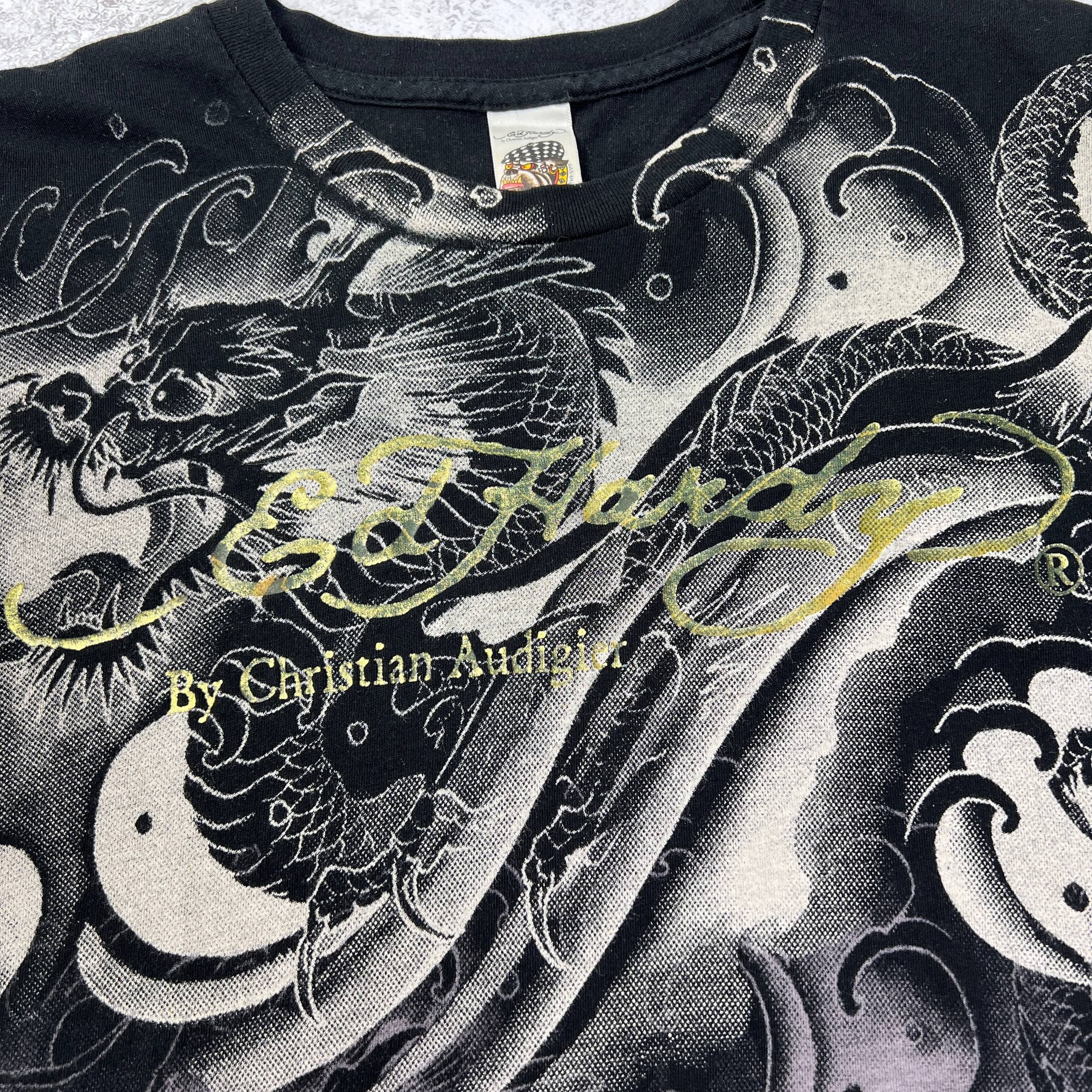 Ed Hardy Ed Hardy by Christian Audigier T-Shirt Dragon Tattoo Print Size US S / EU 44-46 / 1 - 8 Thumbnail