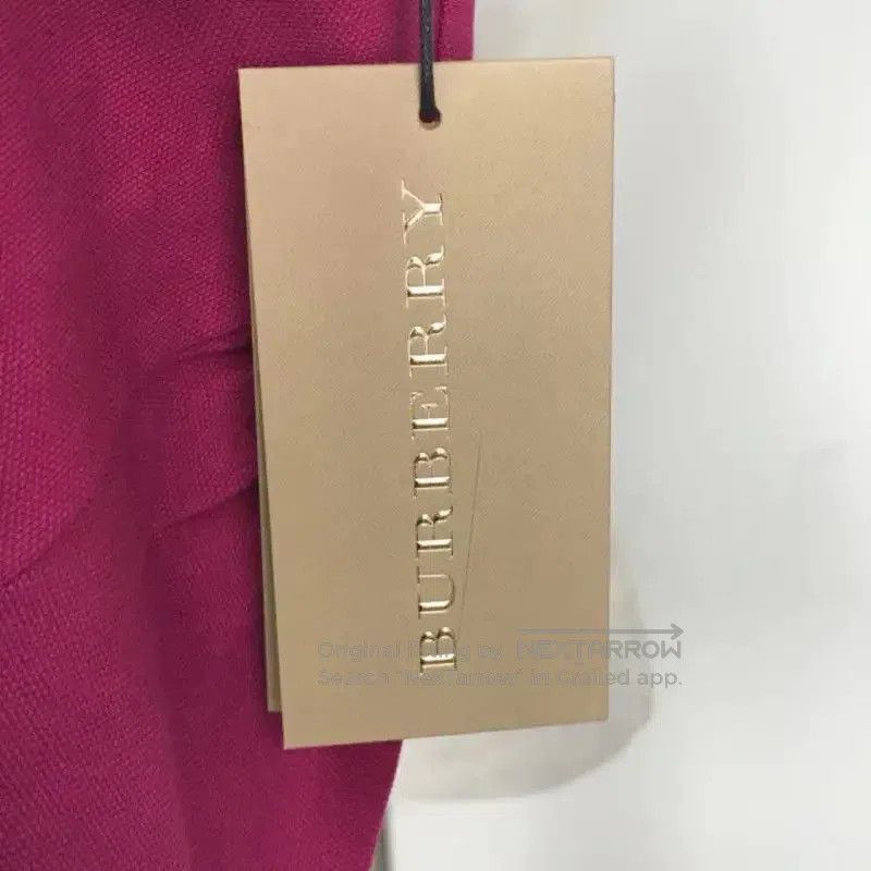 Burberry Burberry Summer Burgundy Short Sleeve Top. Size S / US 4 / IT 40 - 3 Thumbnail