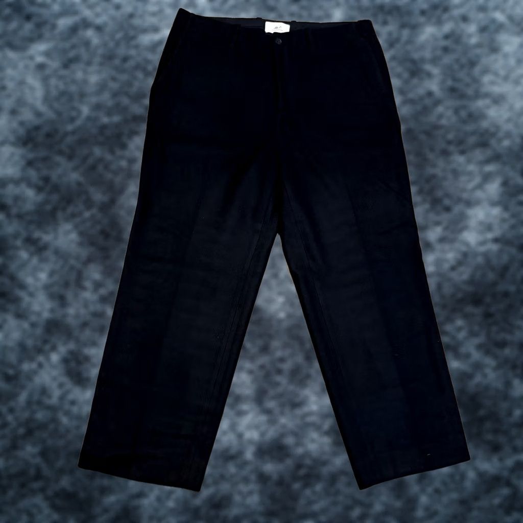 Rue Porter Mr. Porter Mr. P Wool Cashmere Blend Pants Fits Mens 36x27.5 Black Made In Italy Size US 36 / EU 52 - 1 Thumbnail