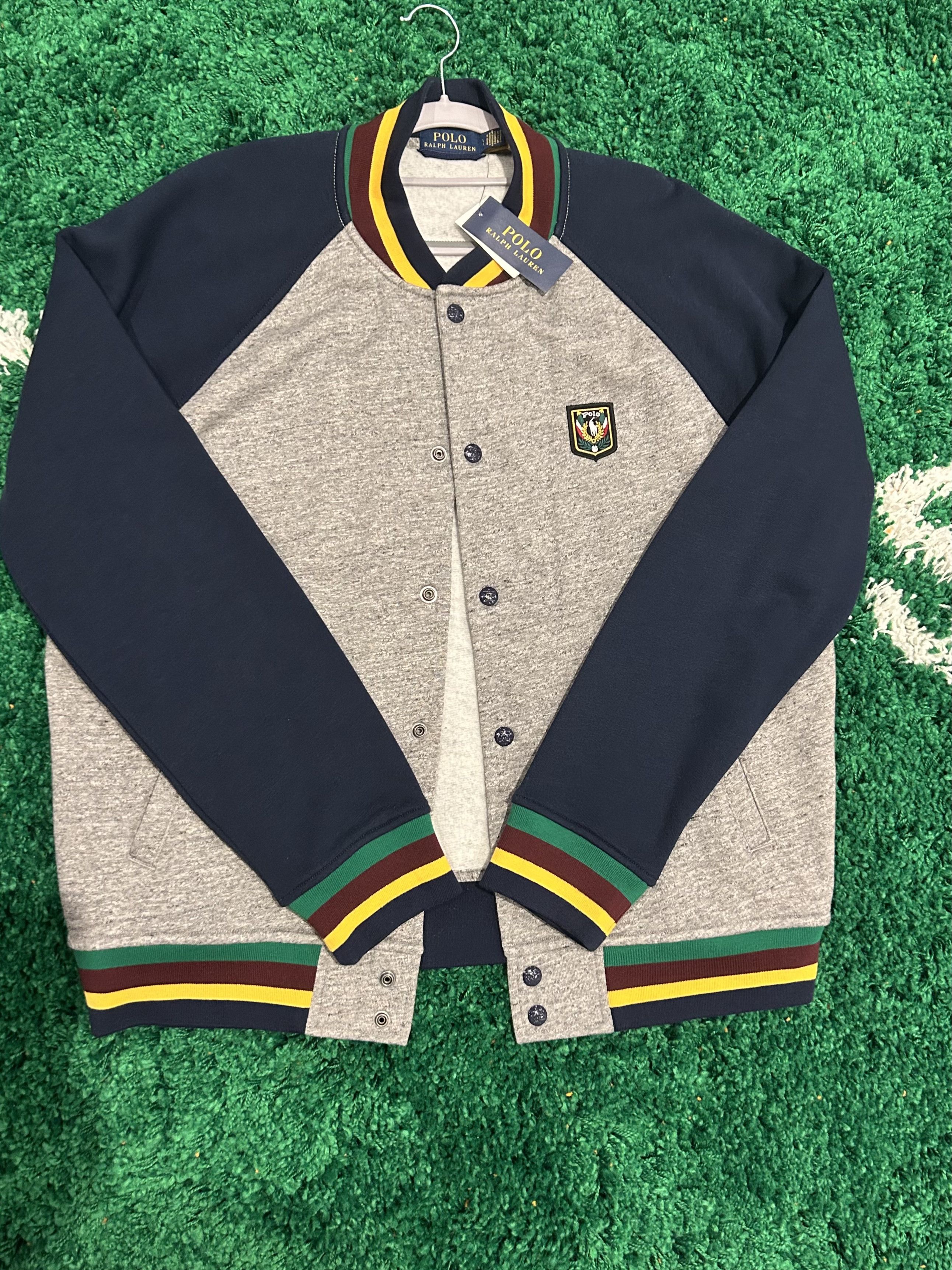 Polo Ralph Lauren Polo Ralph Lauren Laurel Crest Fleece Varsity jacket Size US L / EU 52-54 / 3 - 1 Thumbnail