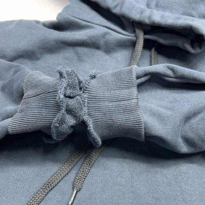 Balenciaga Balenciaga Balenciaga Navy Blue Logo Hoodie -2507 Size US M / EU 48-50 / 2 - 7 Thumbnail