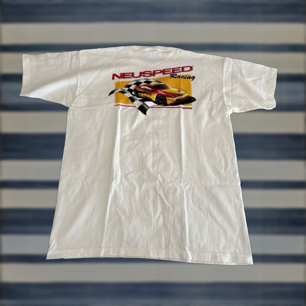 Vintage Vintage Neuspeed Racing White T-Shirt Honda Mens XL Made in USA Size US XL / EU 56 / 4 - 1 Thumbnail