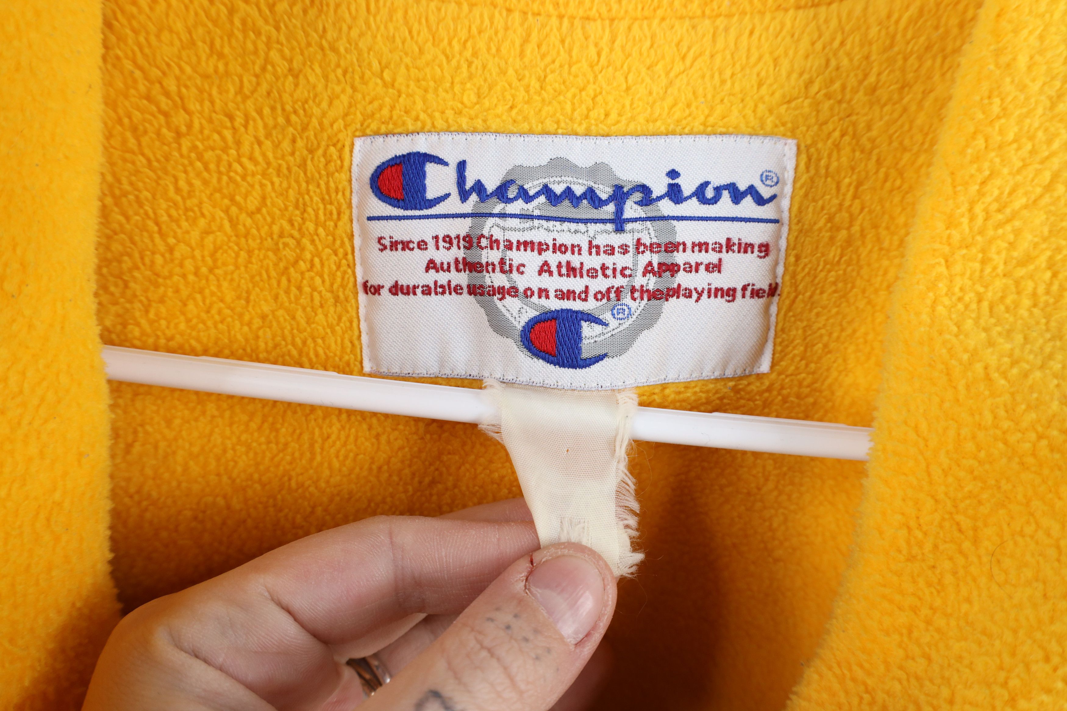 Champion × Vintage Vintage 90s Champion University of Michigan Lined Jacket Size US XXL / EU 58 / 5 - 7 Thumbnail