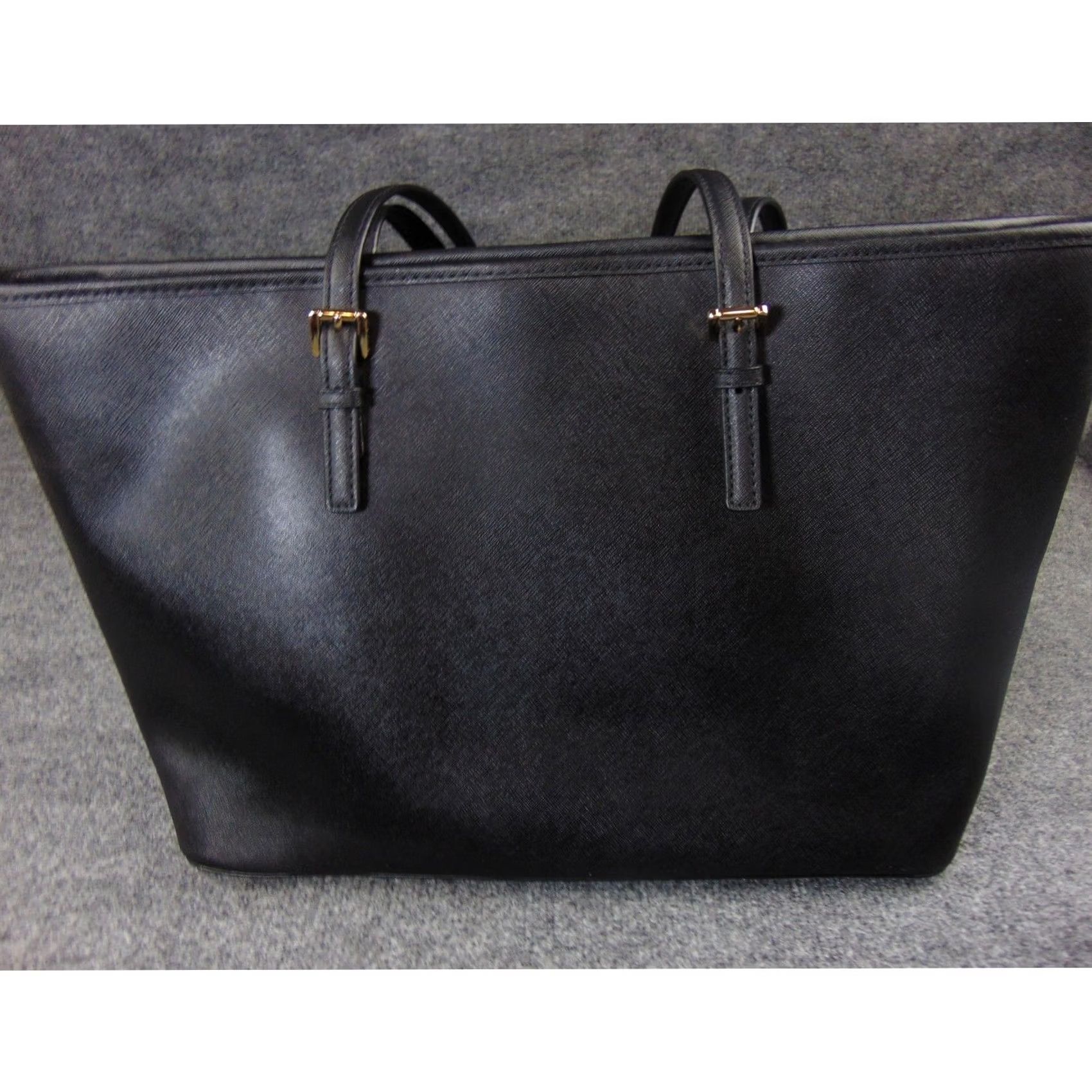 Michael Kors Michael Kors Jet Set Travel Tote Bag Large Black Saffiano Leather 38S1GTVT8L Womens Size ONE SIZE - 4 Thumbnail