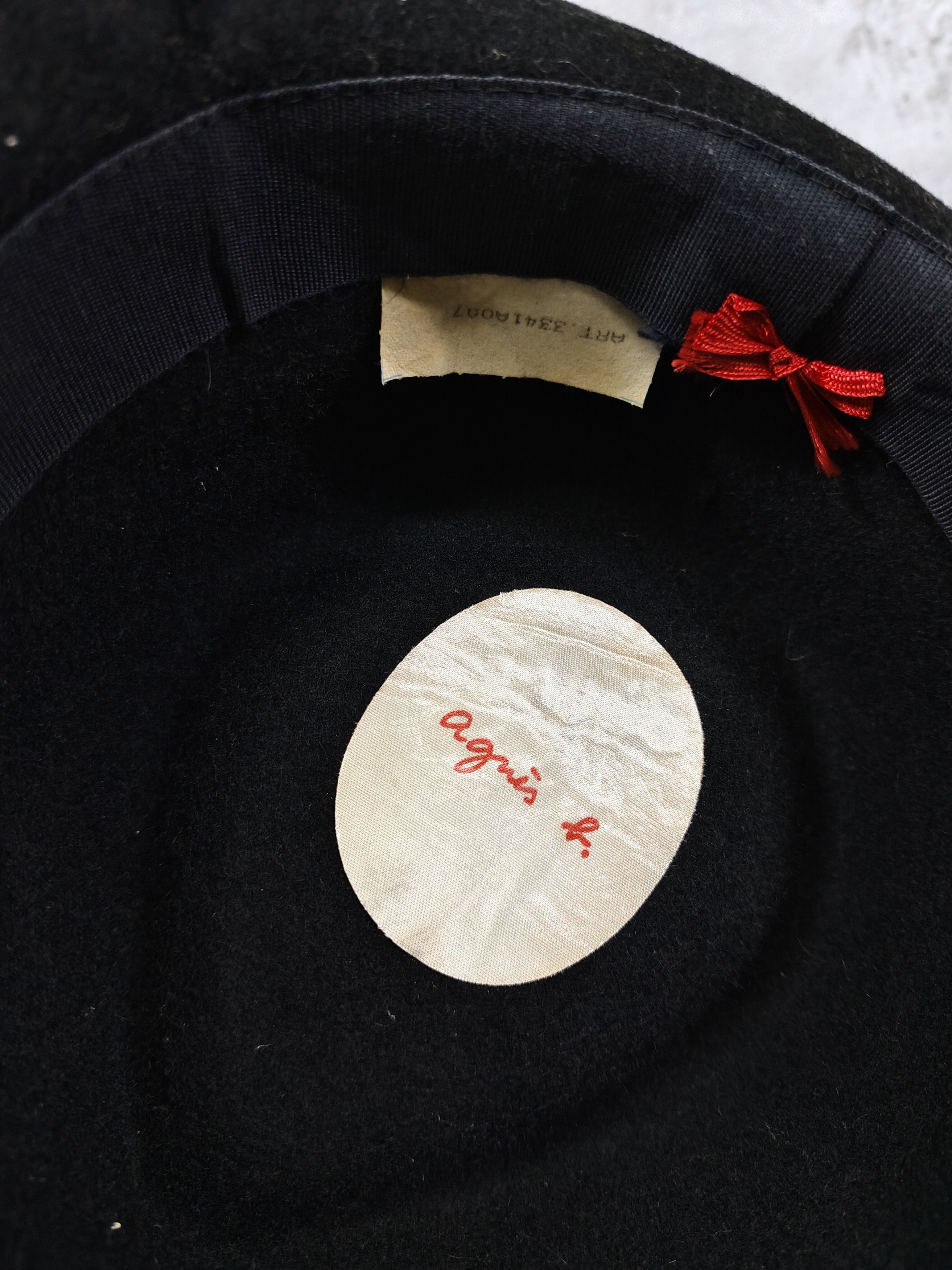 agnes b. 90s Agnes B 🇫🇷 Wool Felt Wide Brim Classic Fedora Hat Size ONE SIZE - 8 Thumbnail