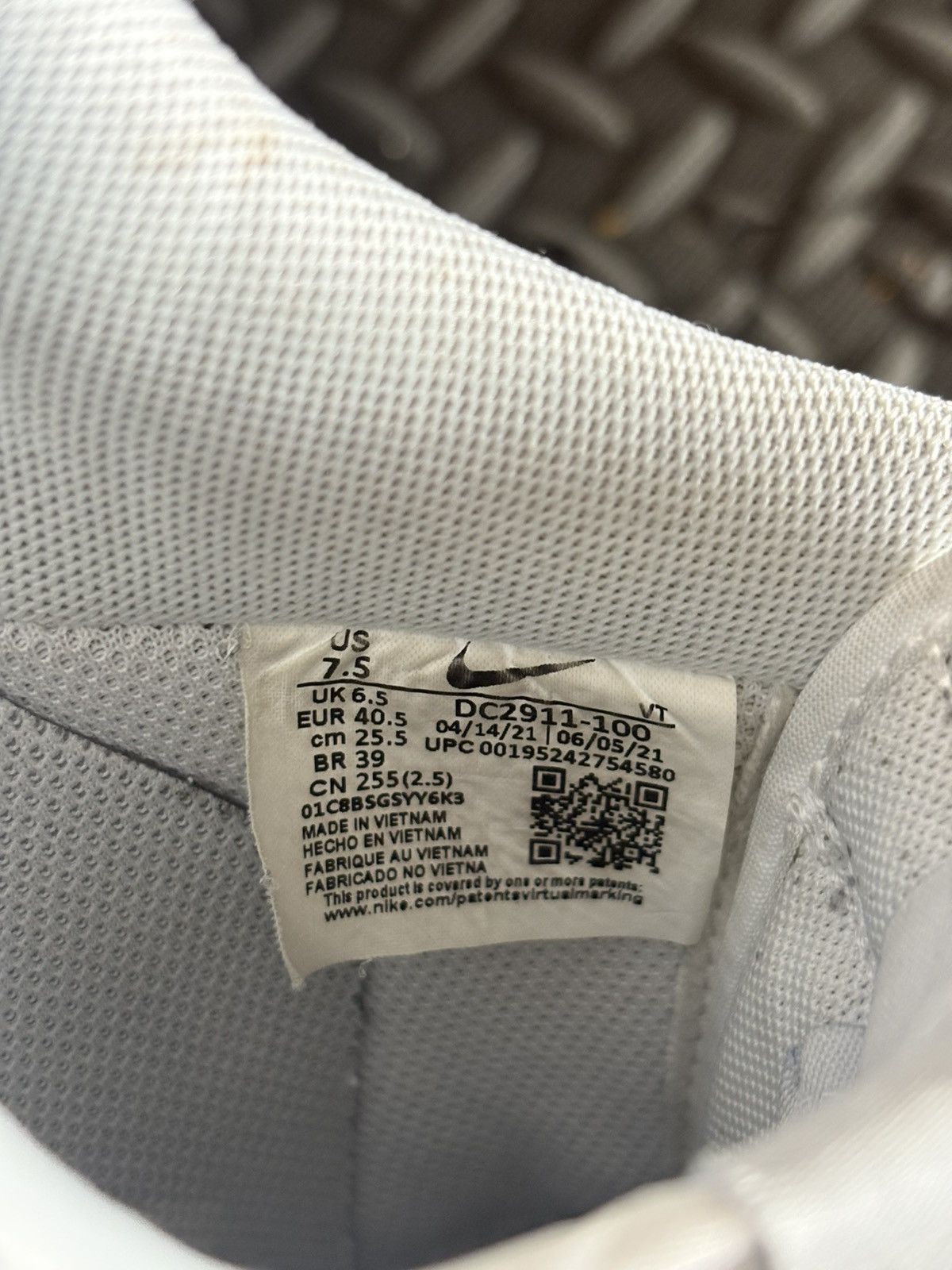 Nike Nike Air Force 1 Low '07 Pure Platinum (2021) Size US 7.5 / EU 40-41 - 7 Thumbnail