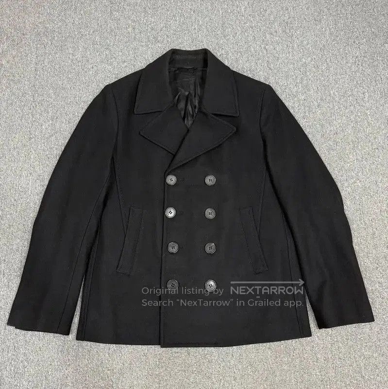 Neil Barrett NeIL BarreTT Black Wool Double-Breasted Coat . Size US XL / EU 56 / 4 - 1 Thumbnail