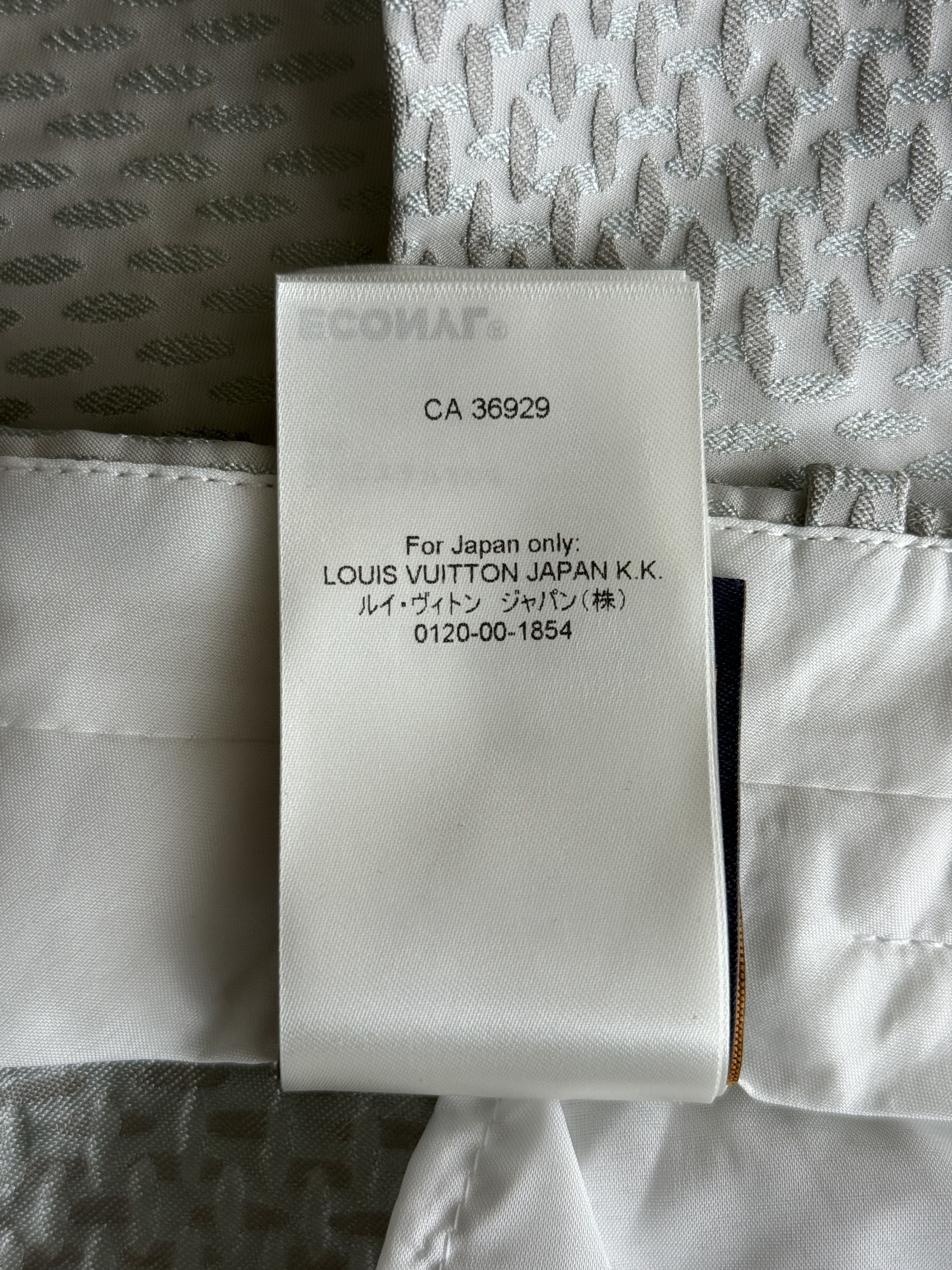 Louis Vuitton Louis Vuitton White & Grey Giant Damier Pants Size US 40 / EU 56 - 7 Thumbnail