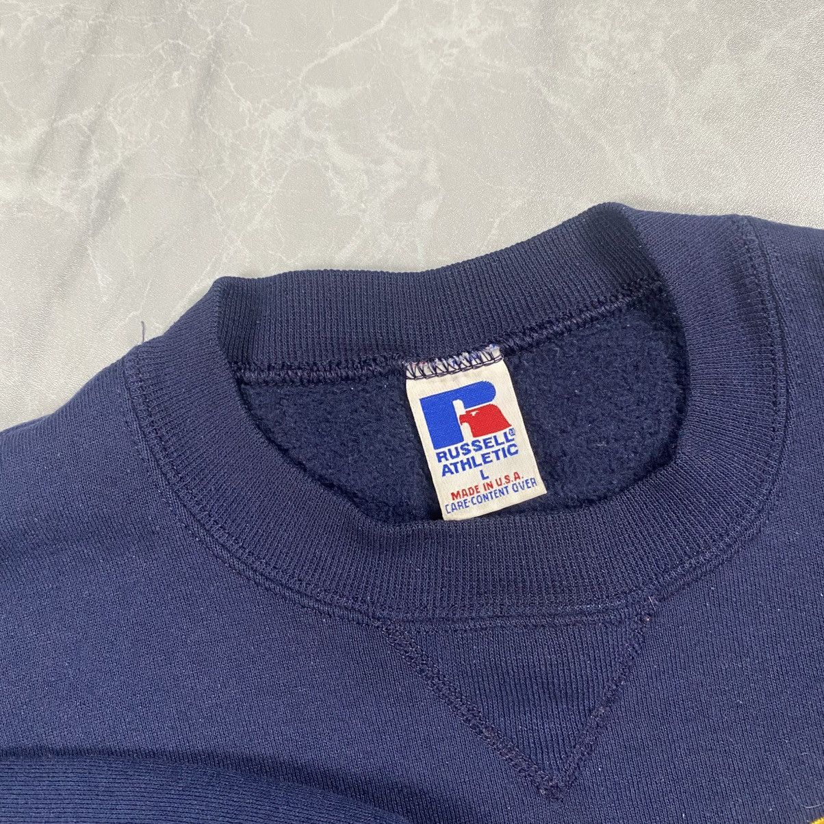 Russell Athletic Vintage Late 90s New Life Academy Boxy Crewneck Size US L / EU 52-54 / 3 - 4 Thumbnail