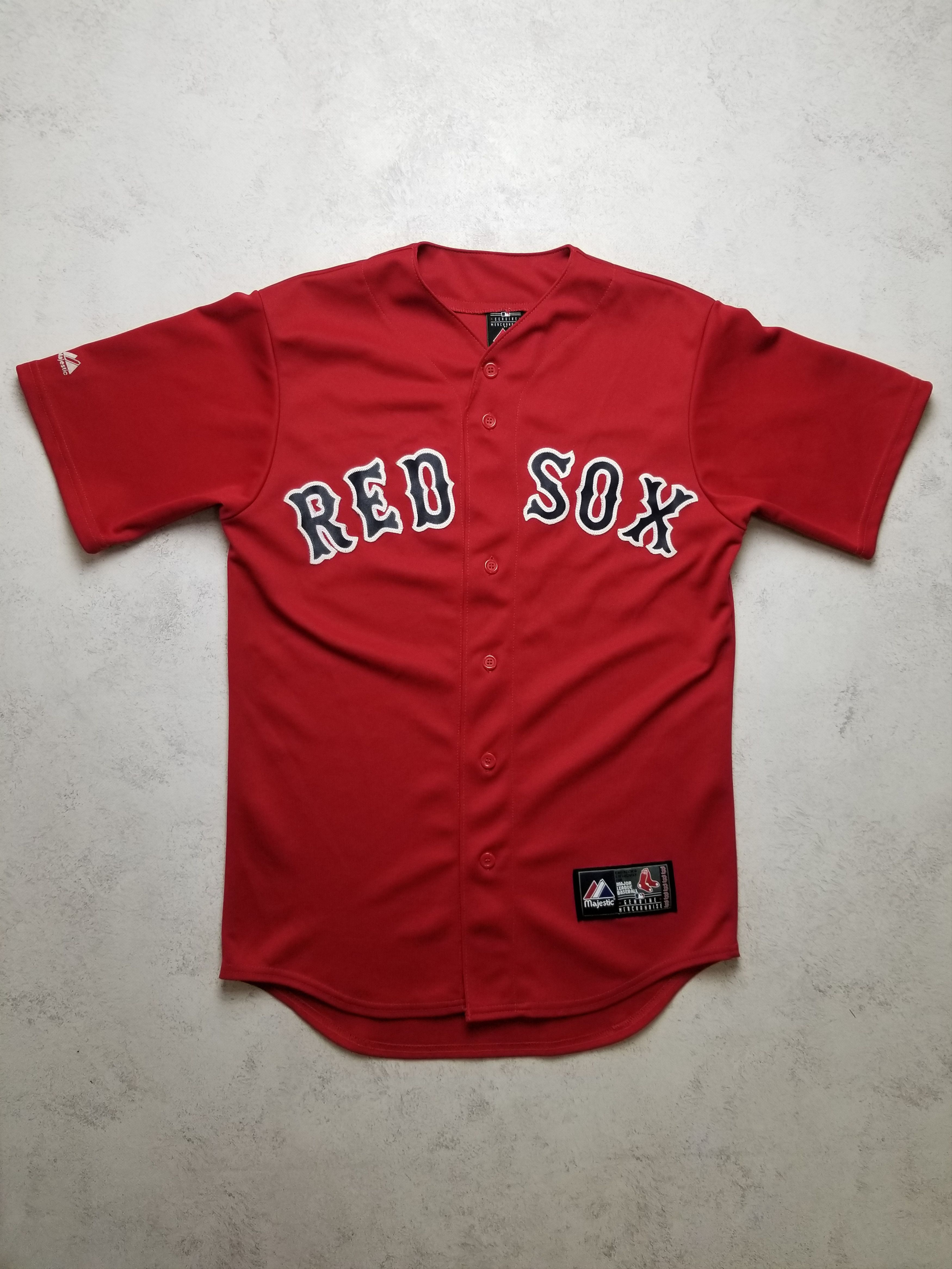 Majestic Vintage Boston Red Sox Majestic Red MLB Jersey Size US S / EU 44-46 / 1 - 1 Thumbnail