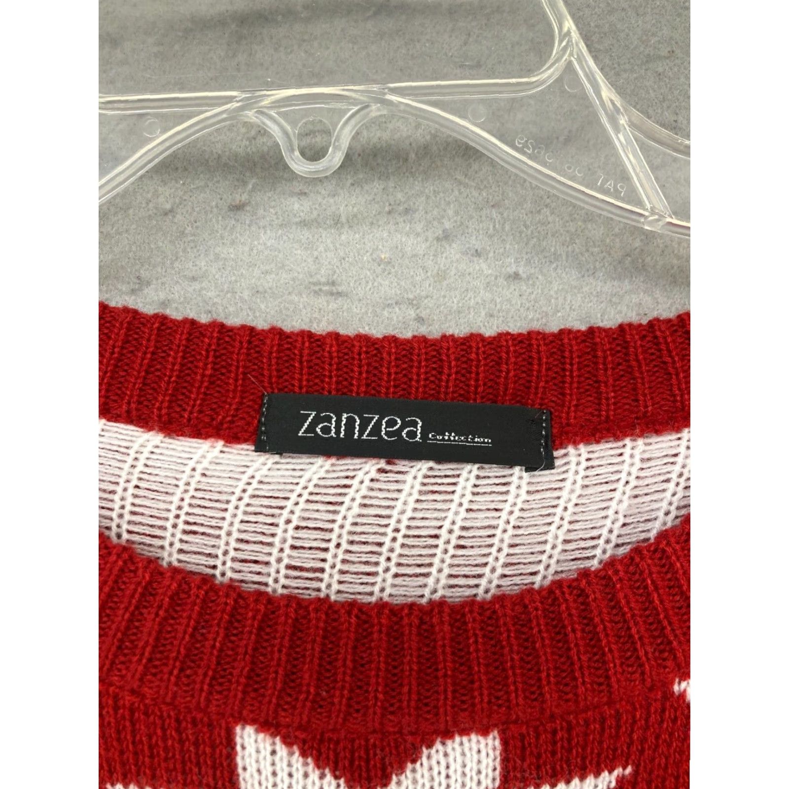 Vintage Zanzea Christmas Sweater Dress Womens M Red Reindeer Fair Isle Knit Tunic Long Sleeve Round Neck Winter Holiday Casual Party/Cocktail Christmas Size M / US 6-8 / IT 42-44 - 2 Thumbnail