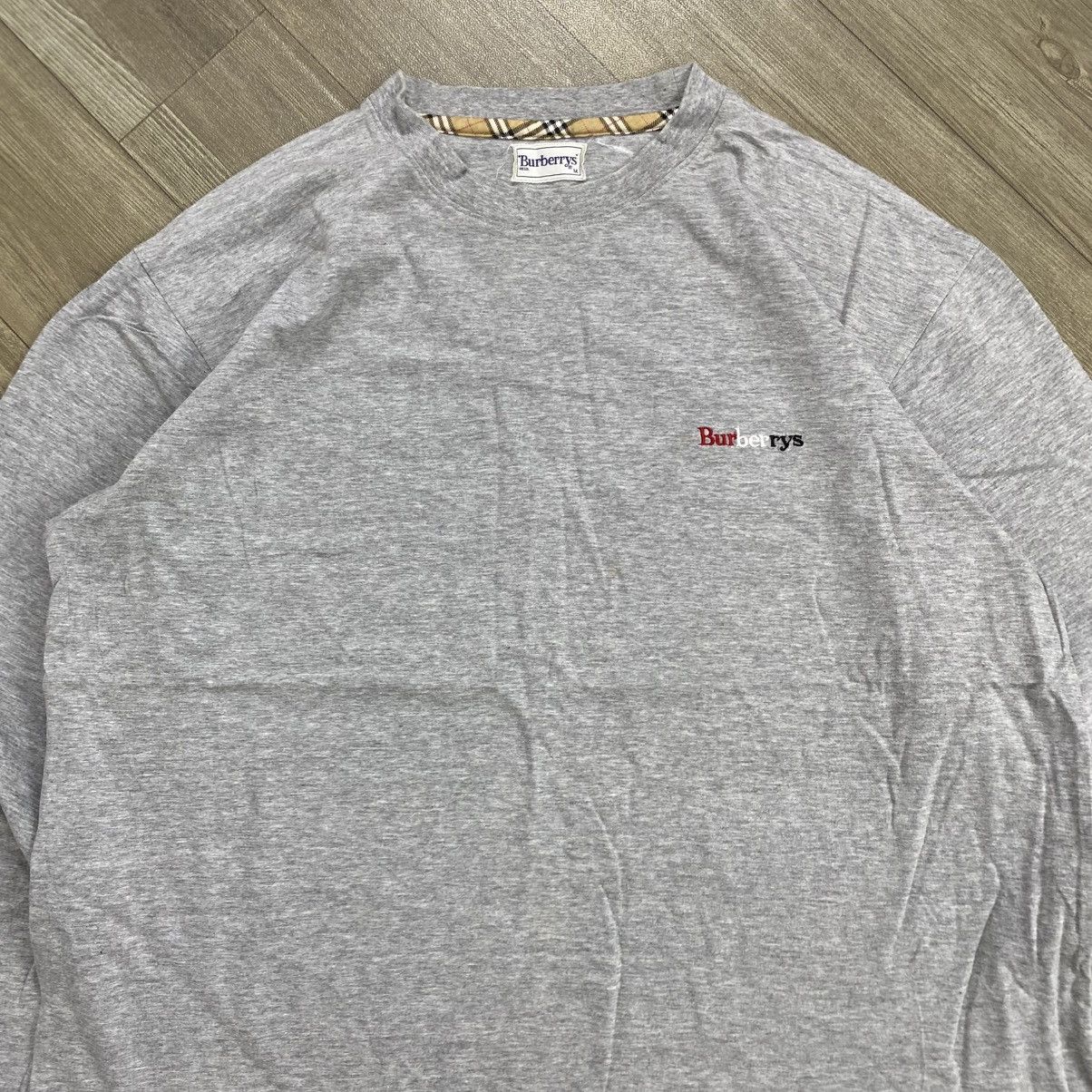 Burberry Vintage Burberrys London Embroidery Nova Check Long Sleeve Size US M / EU 48-50 / 2 - 2 Thumbnail