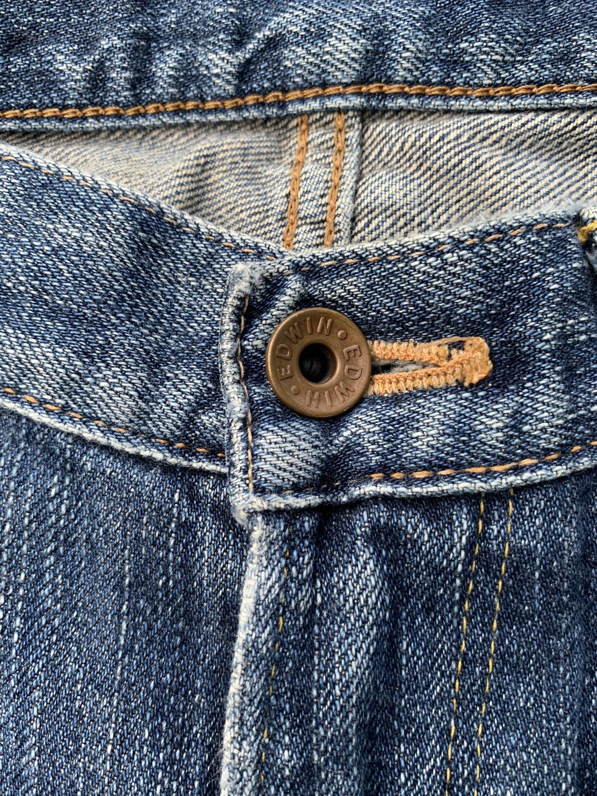 Edwin × If Six Was Nine × Kapital Vintage Edwin 505ZX Redline Selvedge distressed denim Size US 30 / EU 46 - 12 Thumbnail