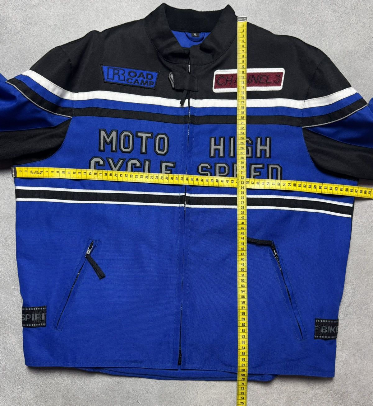 Other Moto High Cycle Speed Biker Racing Jacket Embroidered Logo Size US XL / EU 56 / 4 - 17 Thumbnail