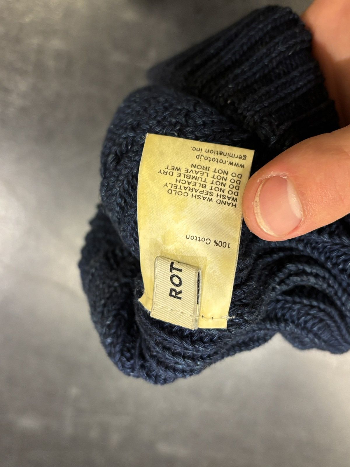 ROTOTO Rototo Knit Beanie Size ONE SIZE - 3 Thumbnail
