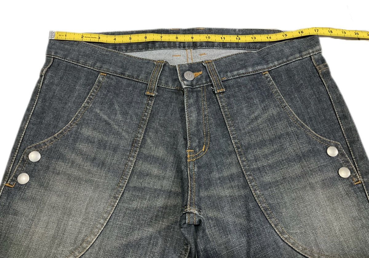 Tornado Mart 🔥Y2K Archived Tornado Mart Flared Denim Bell Bottoms Size US 34 / EU 50 - 13 Thumbnail