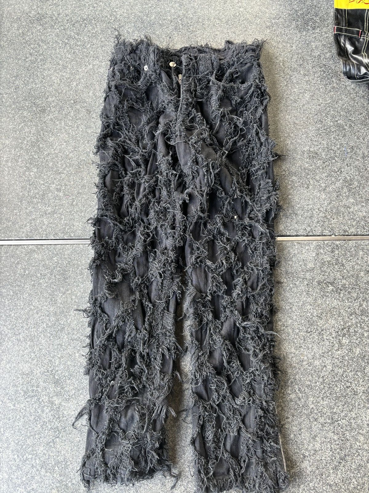 SHINE LUXURY Shine luxury Eghoist layered distressed denim flared Size US 30 / EU 46 - 1 Thumbnail