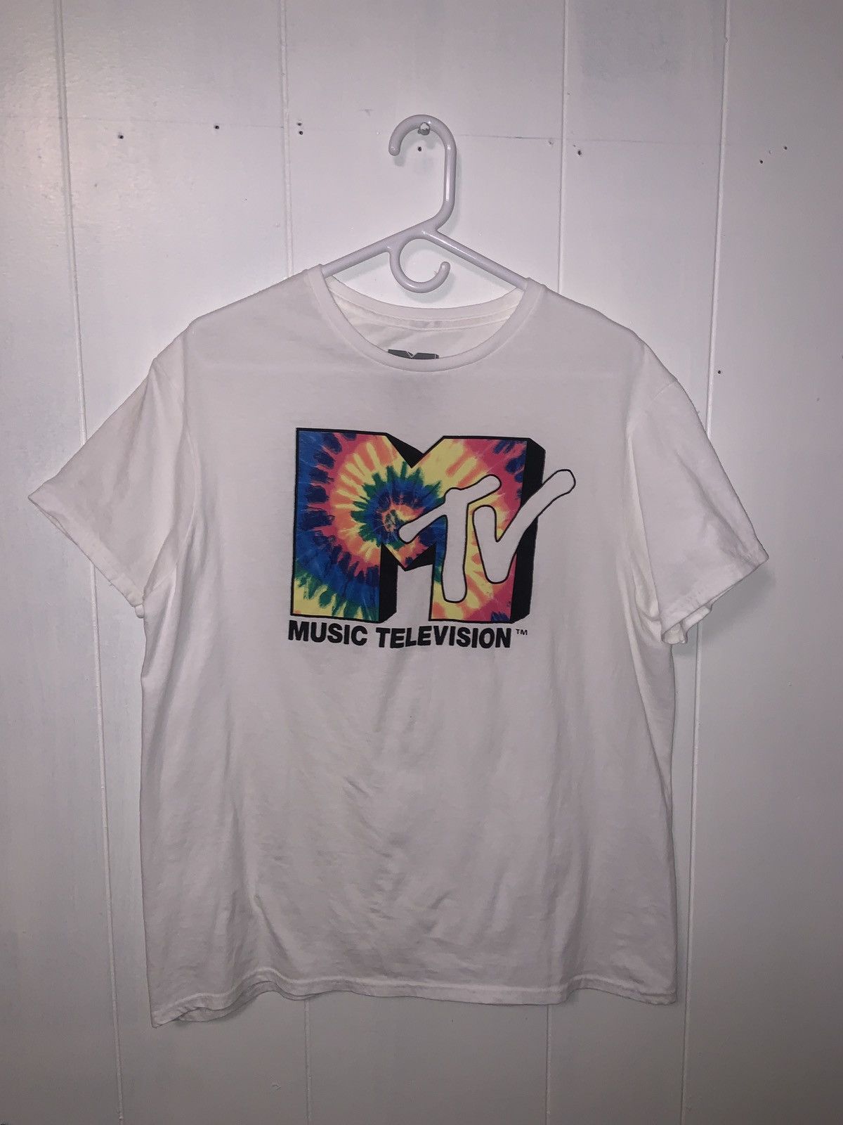 Mtv Tie Dye MTV logo T - Size Large Size US L / EU 52-54 / 3 - 5 Thumbnail
