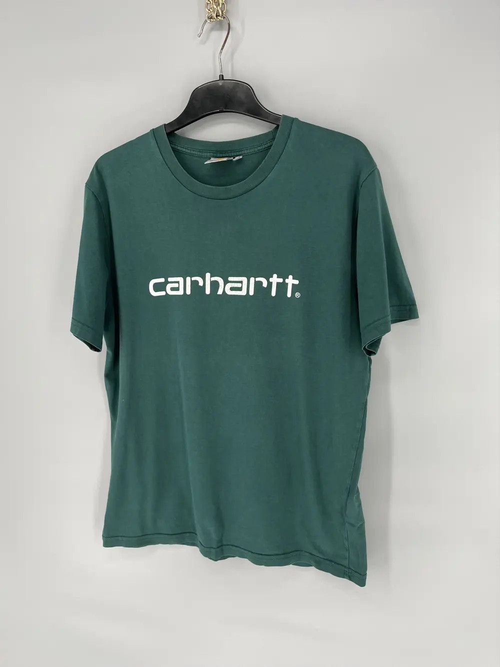 Carhartt TRASHED Carhartt Centr Big Logo Vintage Y2K Style Shirt Size US M / EU 48-50 / 2 - 3 Thumbnail