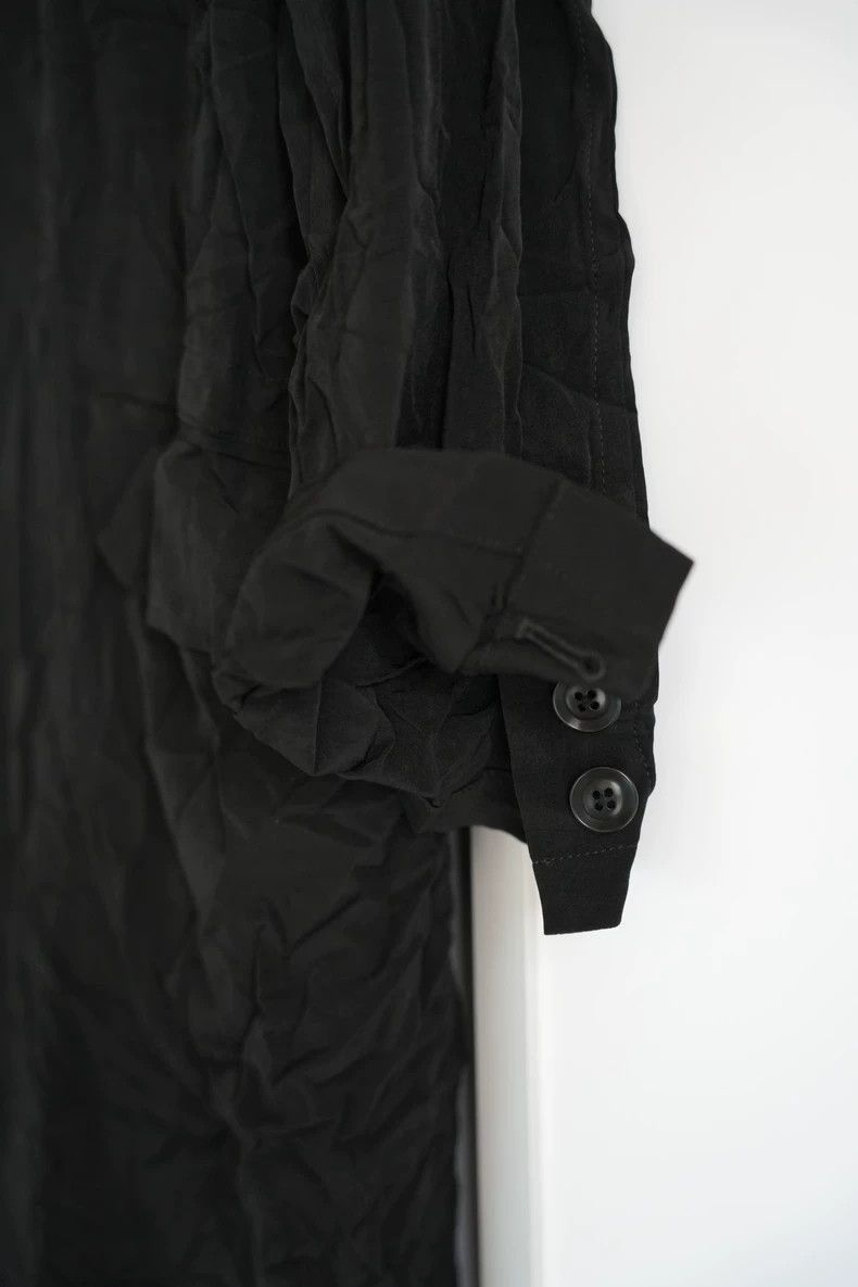 Yohji Yamamoto Yohji Yamamoto Yohji Yamamoto Black Wrinkled Jacket Size US M / EU 48-50 / 2 - 4 Thumbnail
