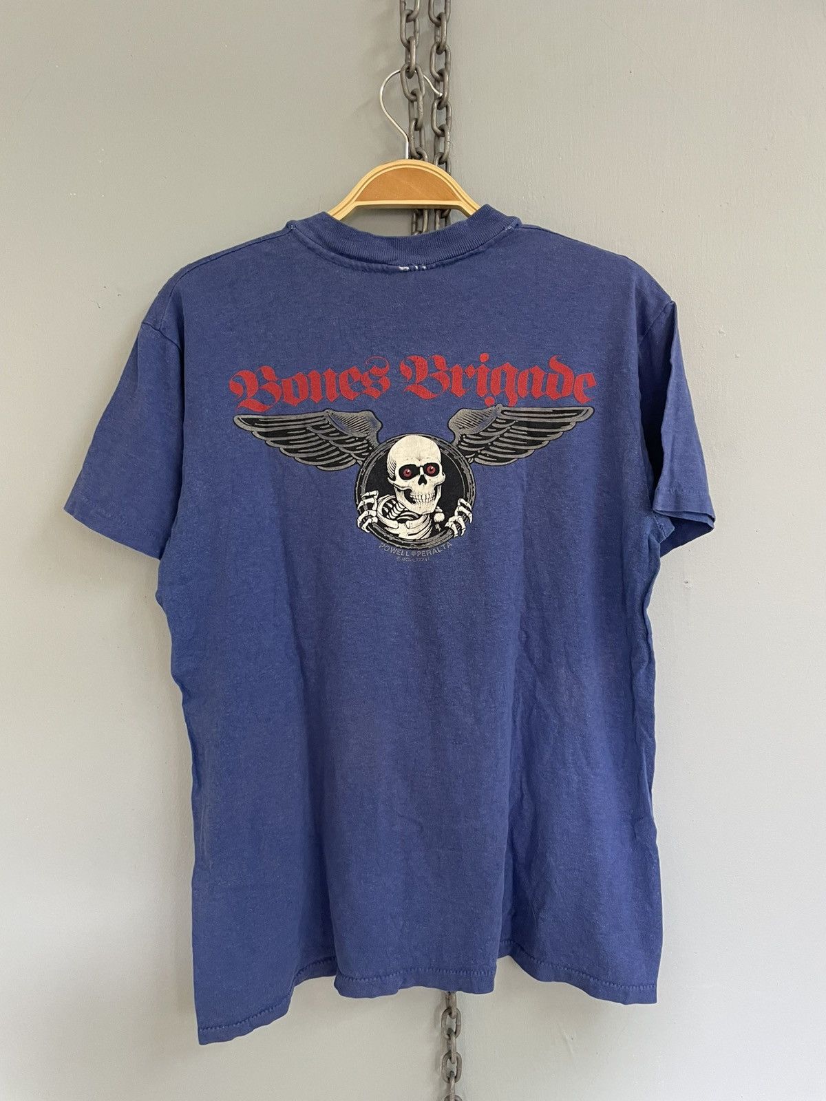 Powell Peralta Vintage 80s Powell Peralta Bones Brigade skateboard t shirt Size US M / EU 48-50 / 2 - 1 Thumbnail