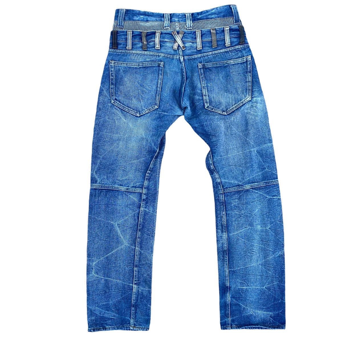 Japanese Brand × Vintage Jack Serika Artist Work Spider Web Distressed Jeans Size US 33 - 6 Thumbnail