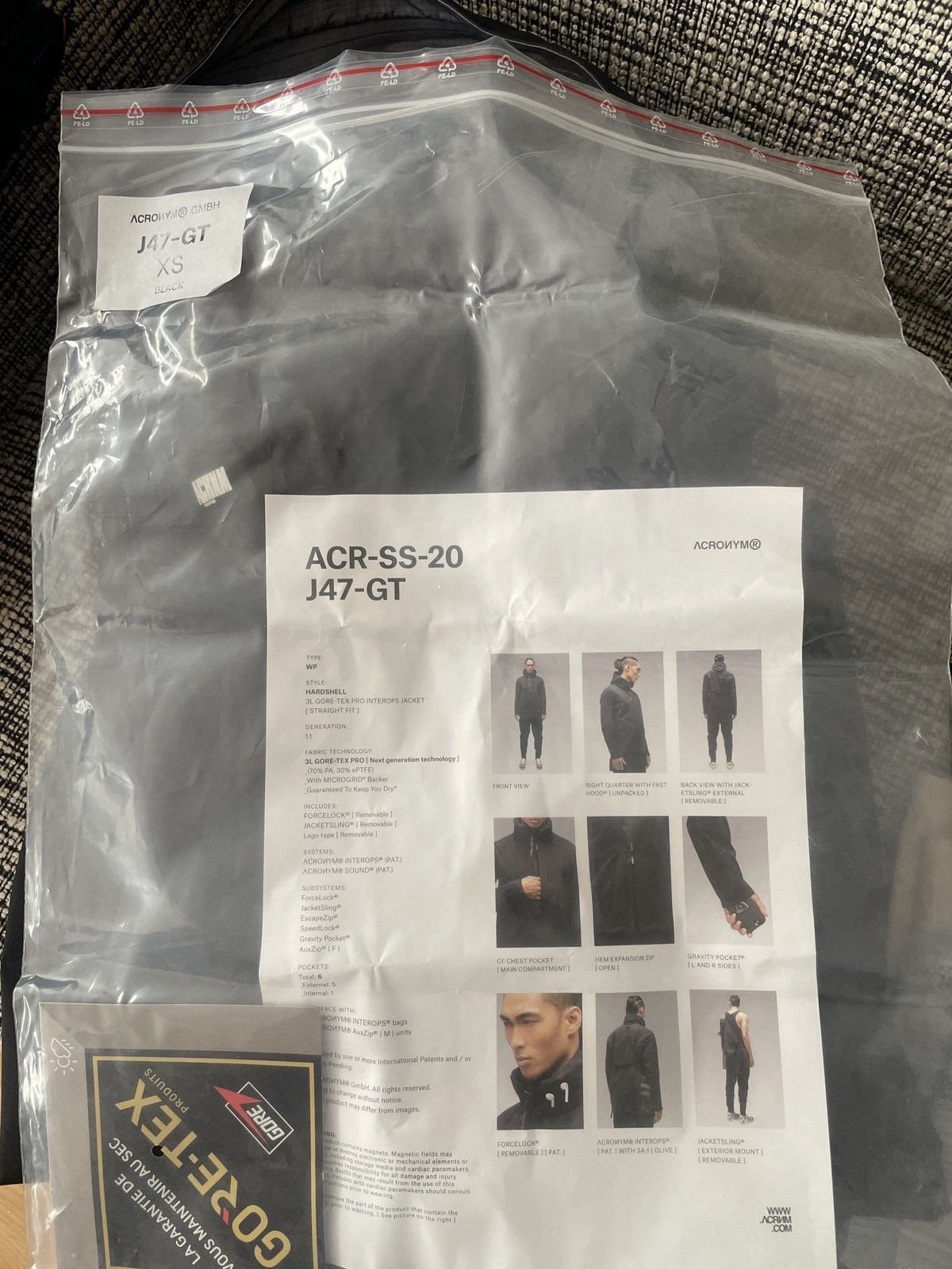 Acronym Acronym J47-GT Size US XS / EU 42 / 0 - 9 Thumbnail