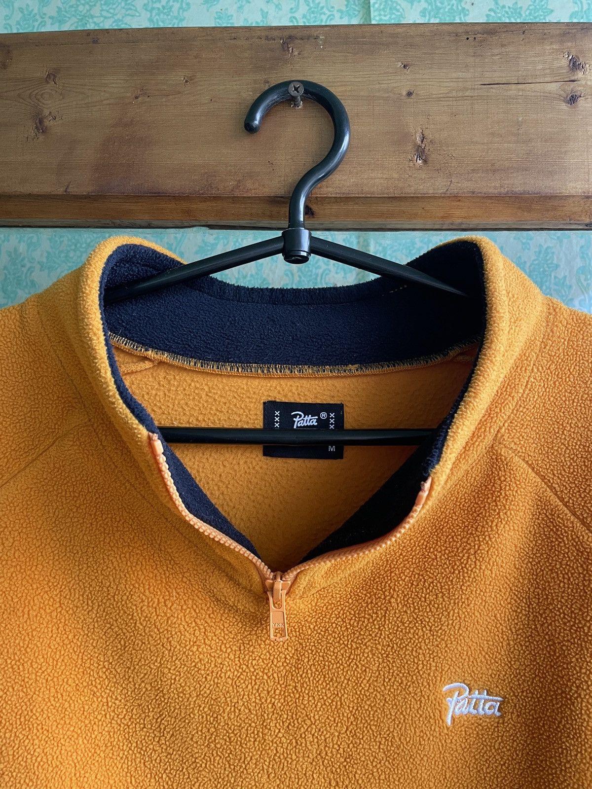Patta Patta Micro Fleece Bahamas Sweater in Black & Yellow Size US M / EU 48-50 / 2 - 8 Thumbnail