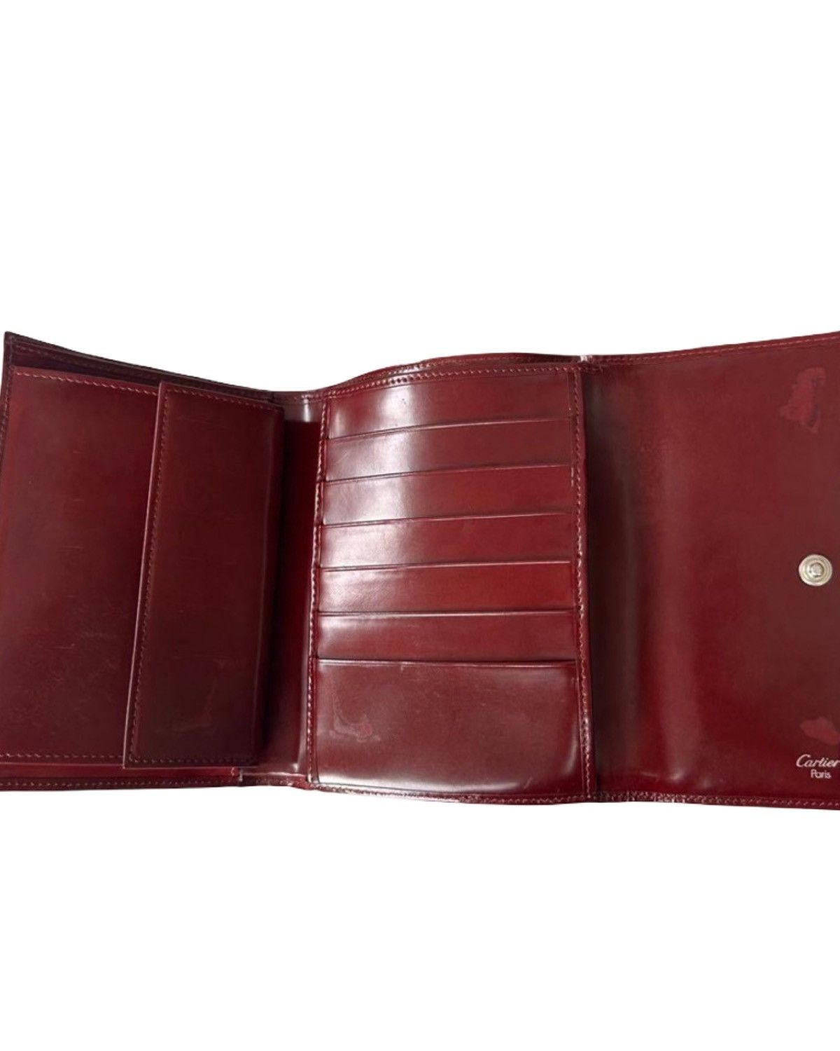 Cartier 🇫🇷MADE IN FRANCE🇫🇷 Cartier Leather Wallet Size ONE SIZE - 5 Thumbnail