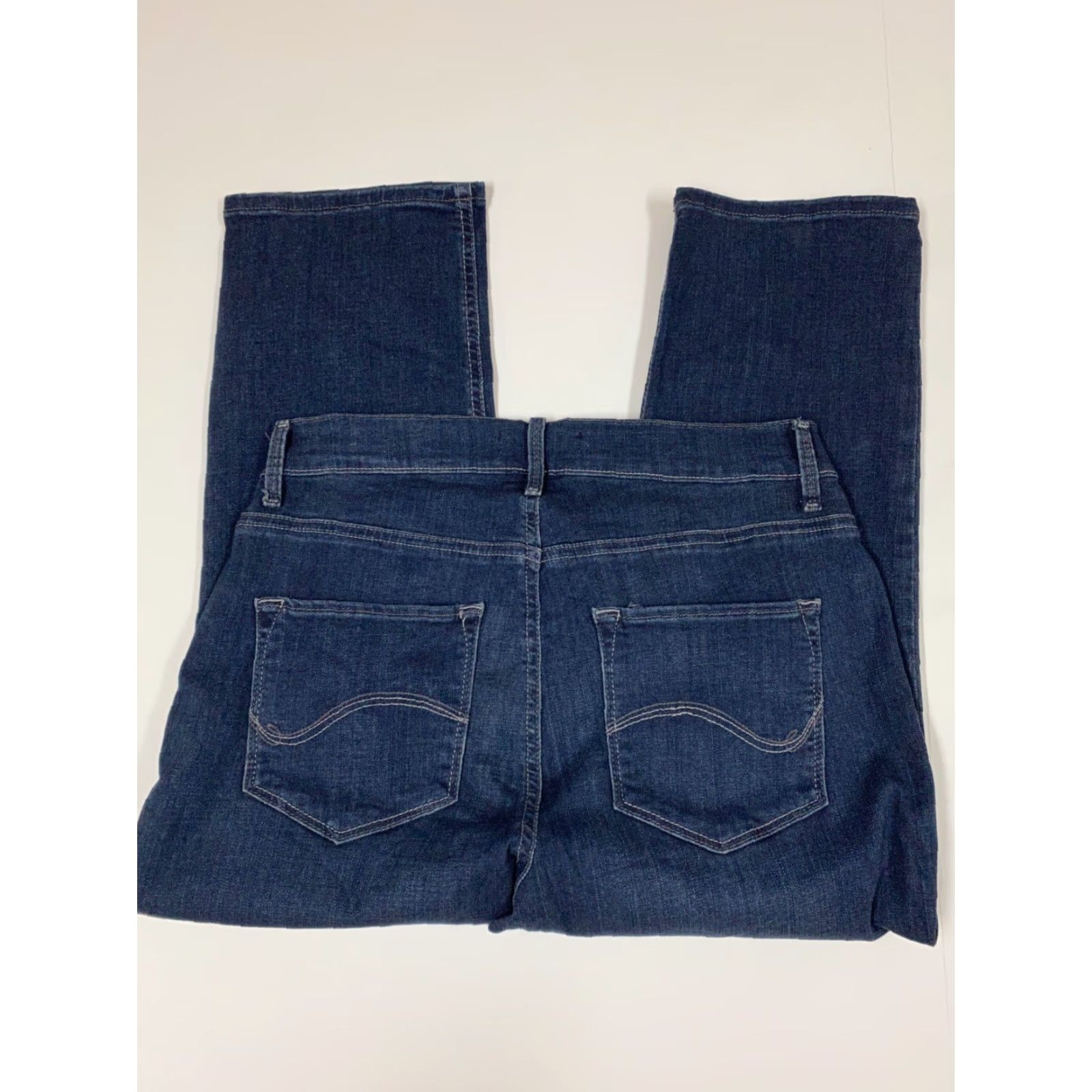 Lee Lee Jeans Womens Jeans 28 Blue Denim Straight Pockets Regular Mid Rise 21in Inseam 28in Vintage No Womens Size 28" / US 6 / IT 42 - 6 Thumbnail