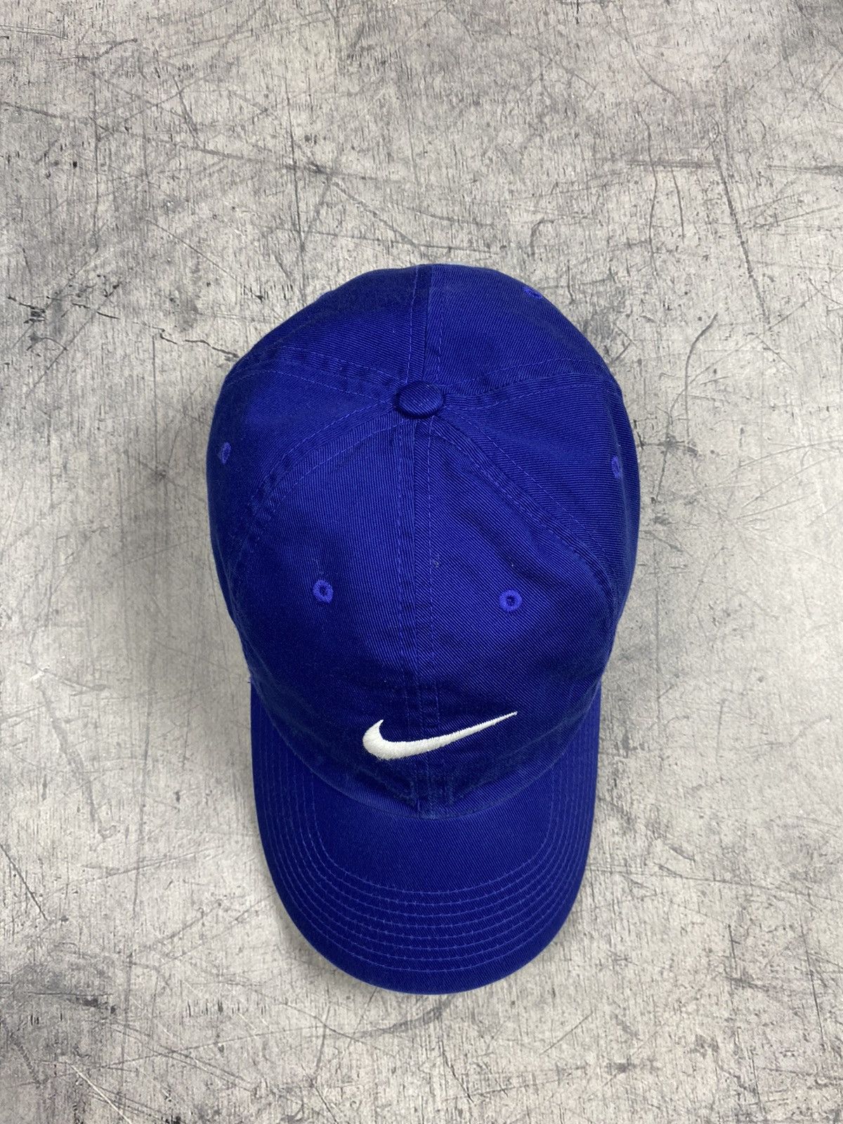 Nike × Vintage Vintage Nike Center Logo y2k Drill Cap Size ONE SIZE - 6 Thumbnail