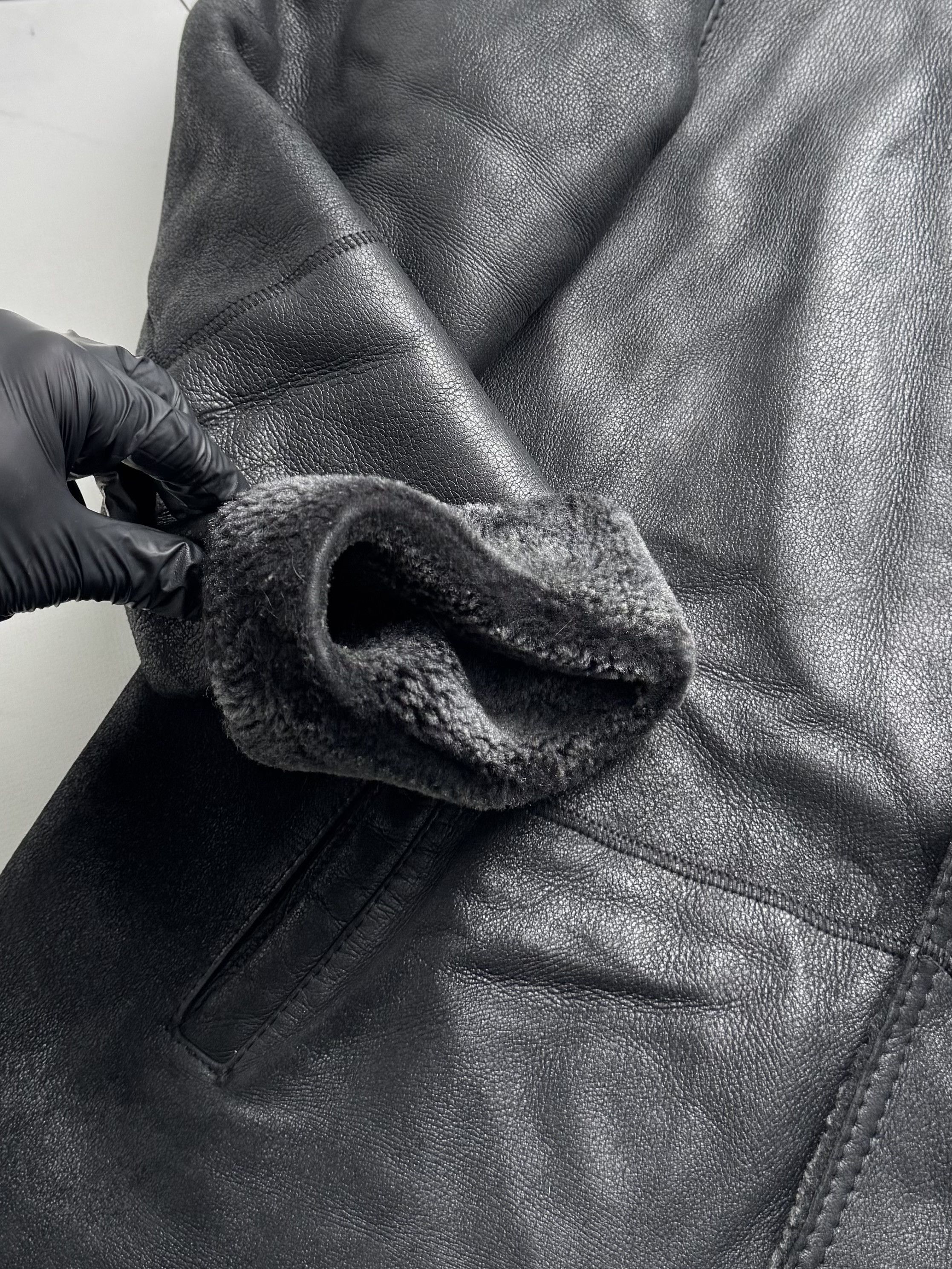 Vintage Vintage Real Shearling Coat (B250)D15E2 Size US XL / EU 56 / 4 - 9 Thumbnail