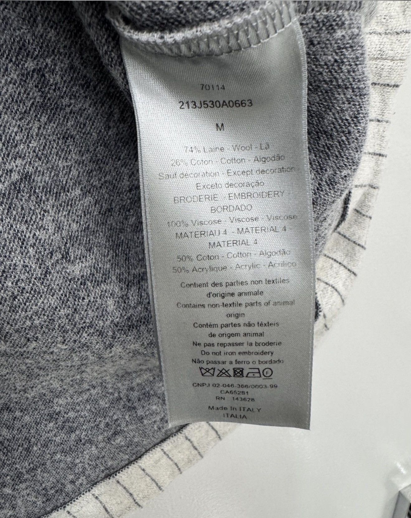 Dior Dior atelier Jersey Size US M / EU 48-50 / 2 - 5 Thumbnail