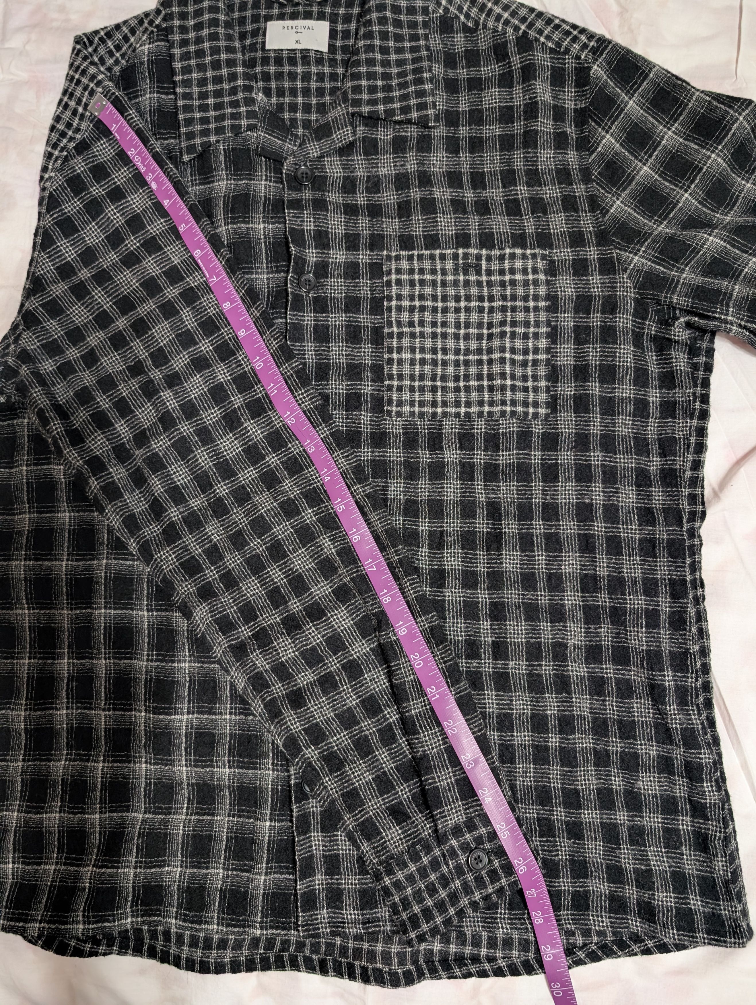 Percival Ashdown Patchwork Overshirt | Multi XL Size US XL / EU 56 / 4 - 9 Thumbnail